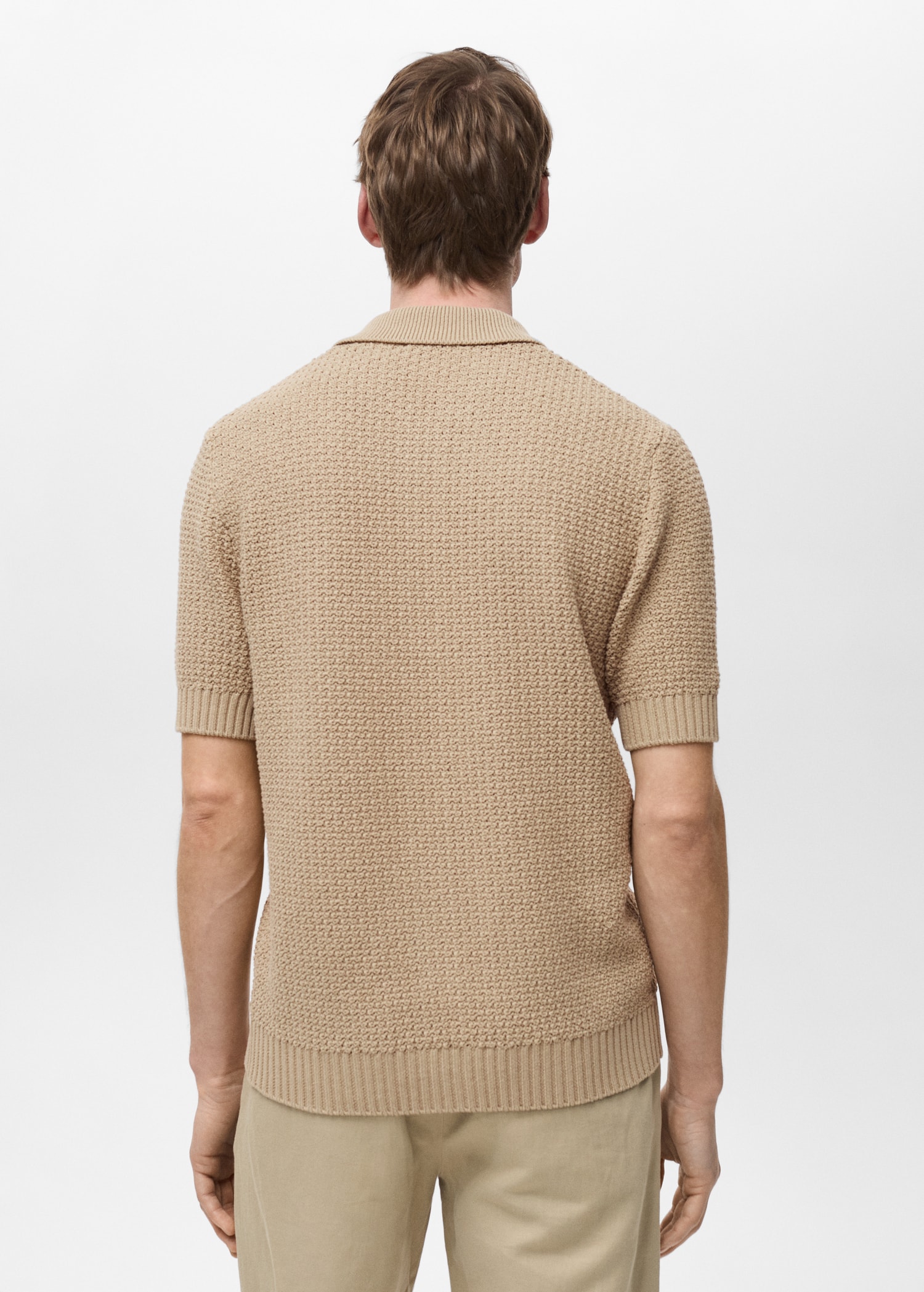 Chemise maille coton - Verso de l’article