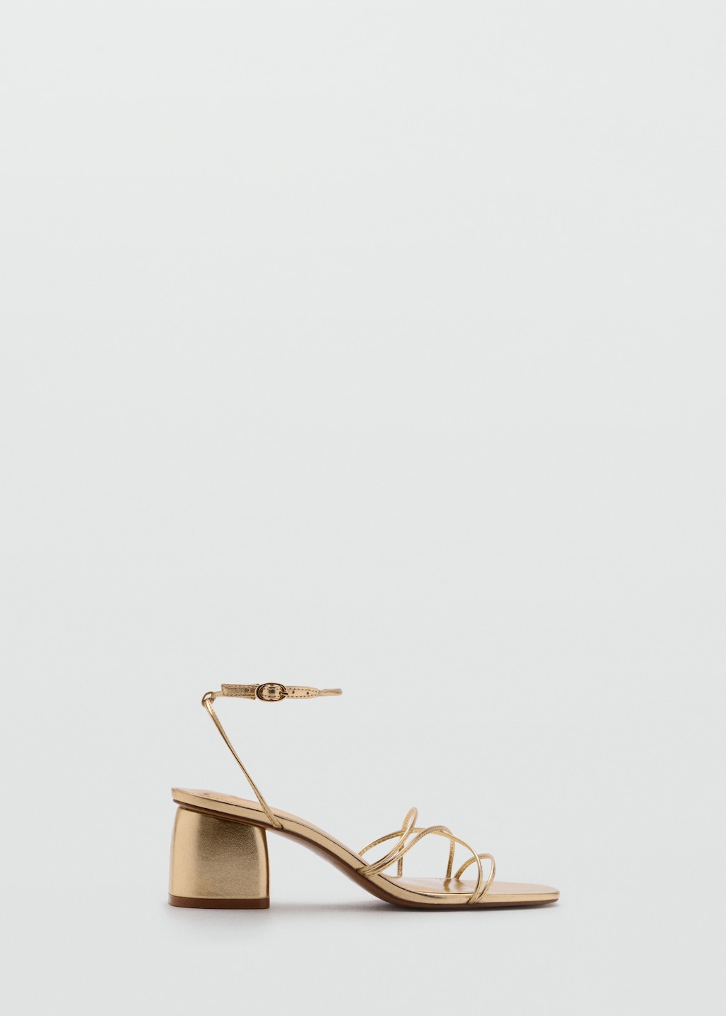 Heeled sandal with crossed straps Women MANGO United Kingdom