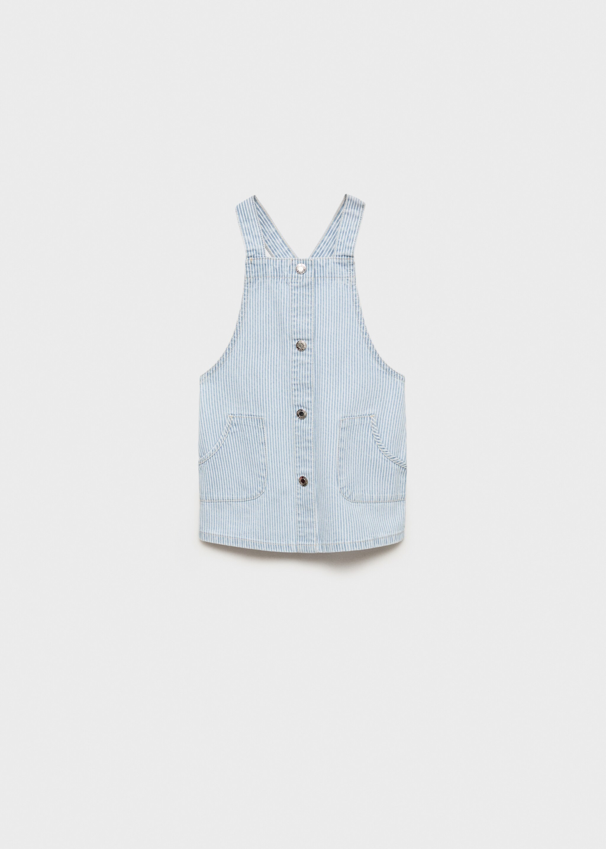Striped denim pinafore - Article without model