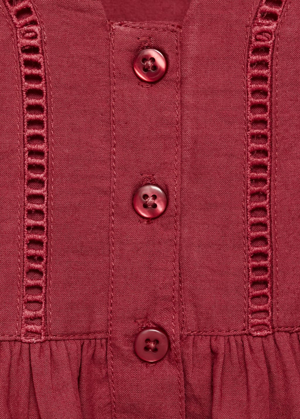 Embroidered detail dress