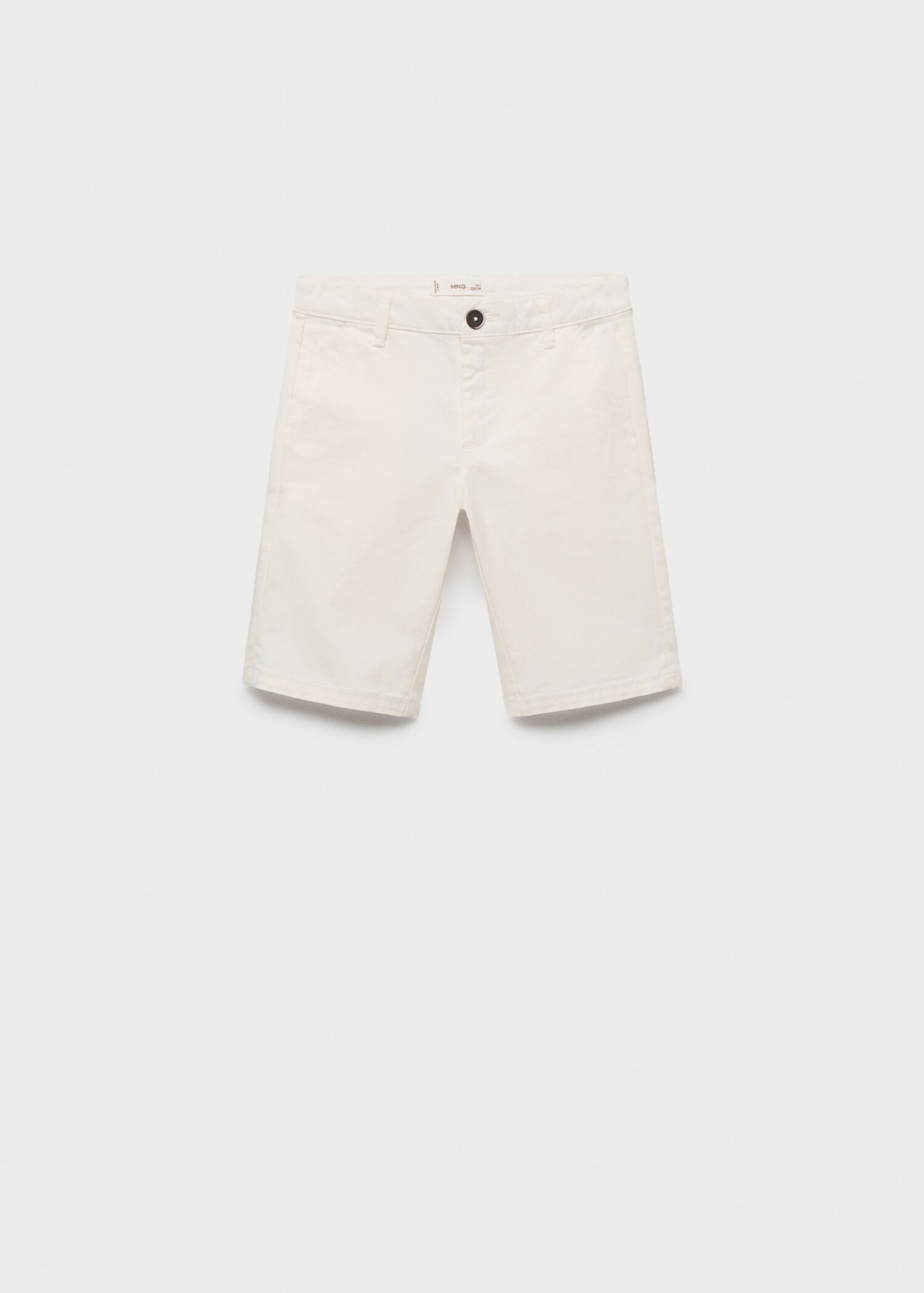 Cotton chino style Bermuda shorts - Article without model
