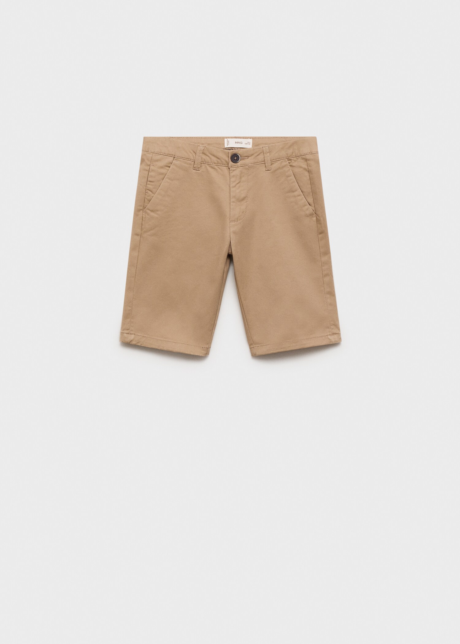 Cotton chino style Bermuda shorts - Article without model