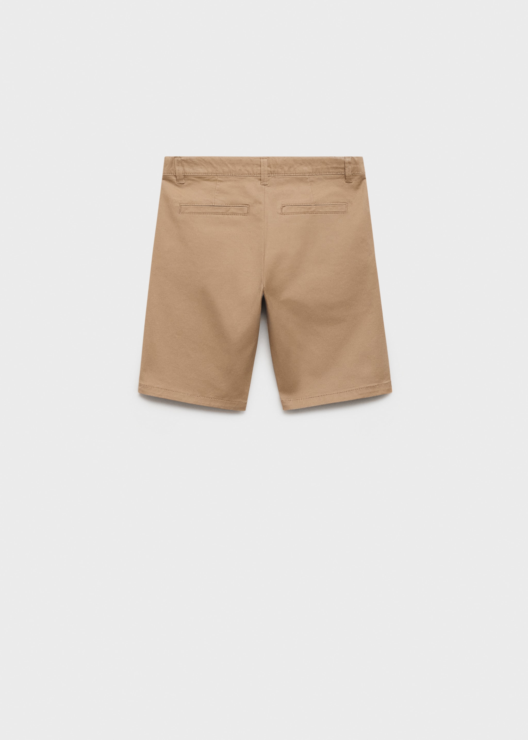 Baumwoll-Bermudas im Chino-Stil - Rückseite des Artikels