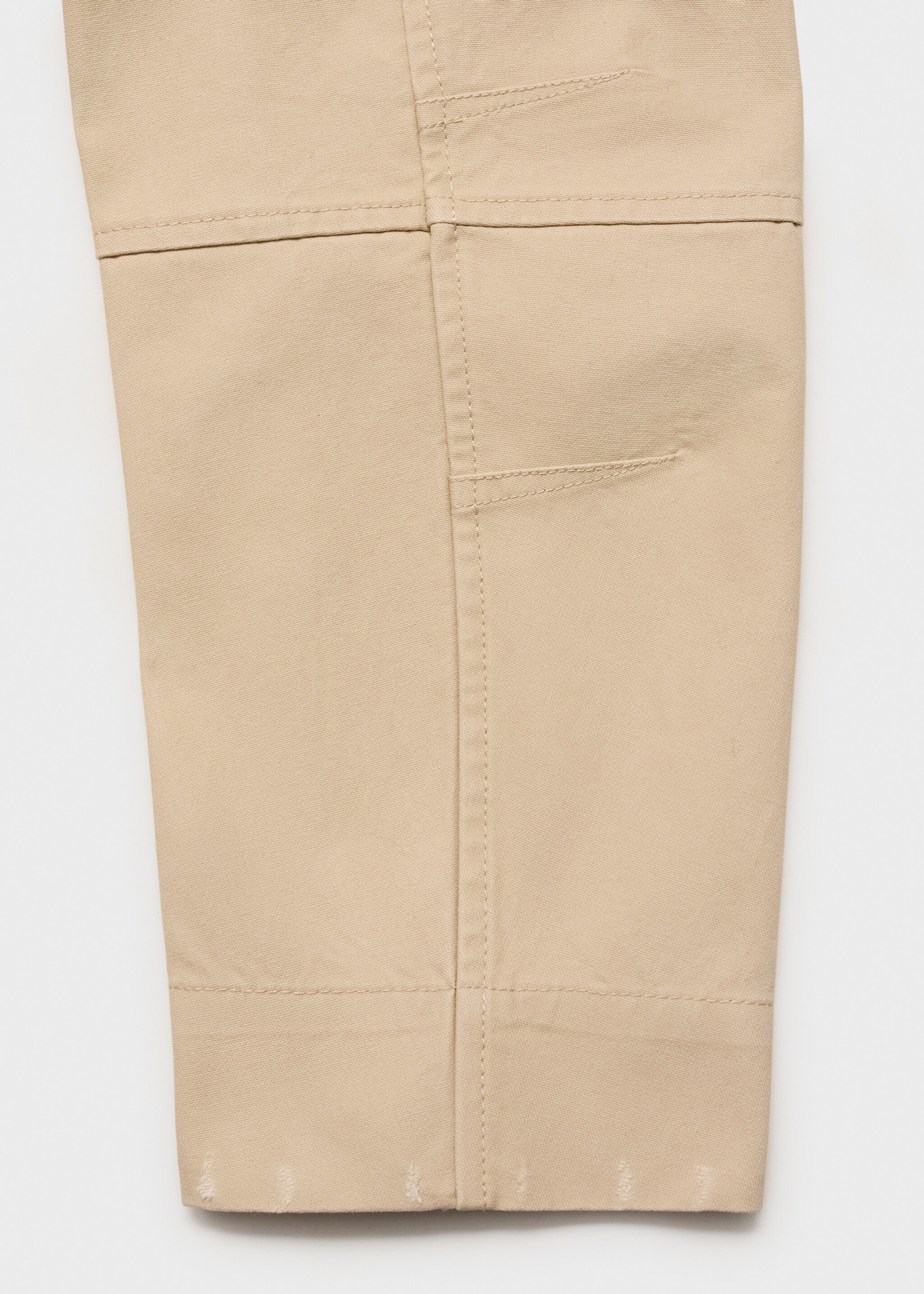 Cotton jacket with contrasting collar - Details of the article 0