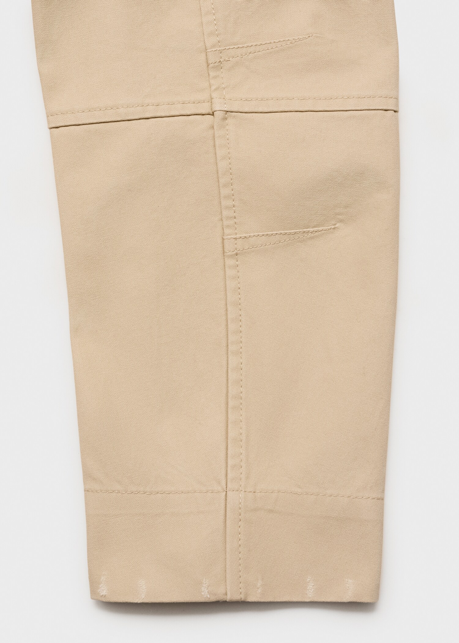 Cotton jacket with contrasting collar - Details of the article 0