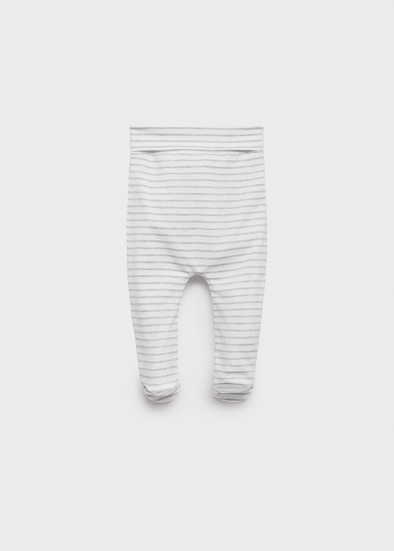 Knit striped footed trousers - Reverse of the article