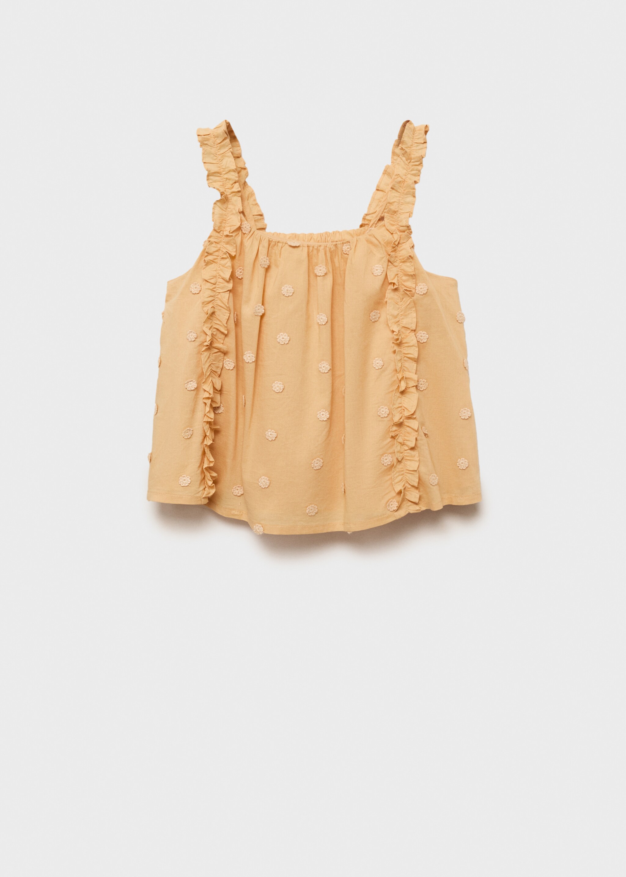 Ruched embroidered blouse - Article without model