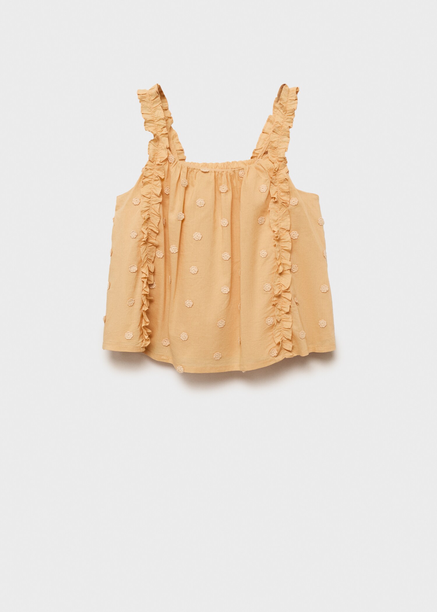 Ruched embroidered blouse - Article without model