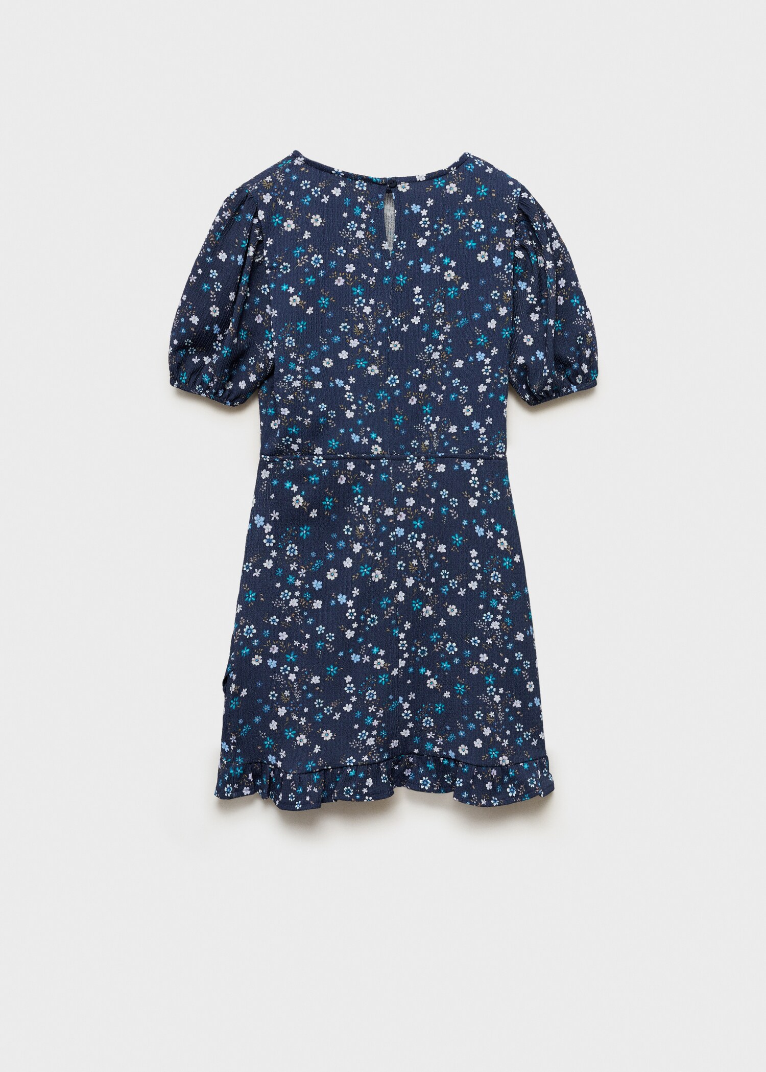 Short floral dress - Reverse of the article