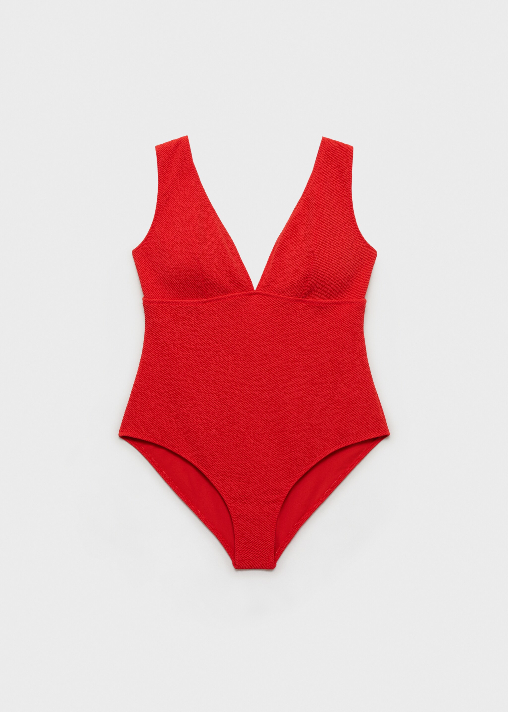 Bañador canalé cuello pico - Artículo sin modelo