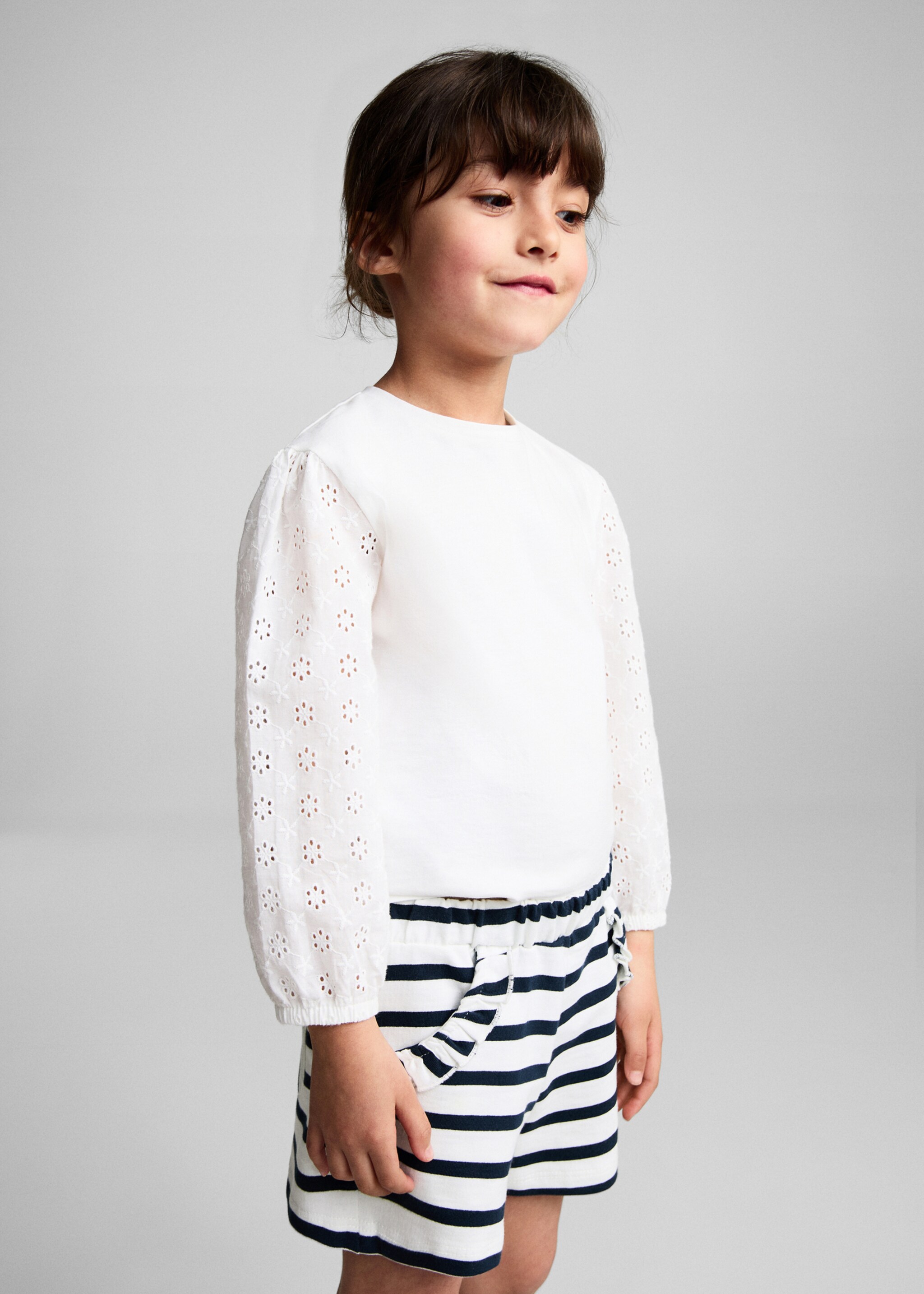 Stripe-print shorts - Medium plane