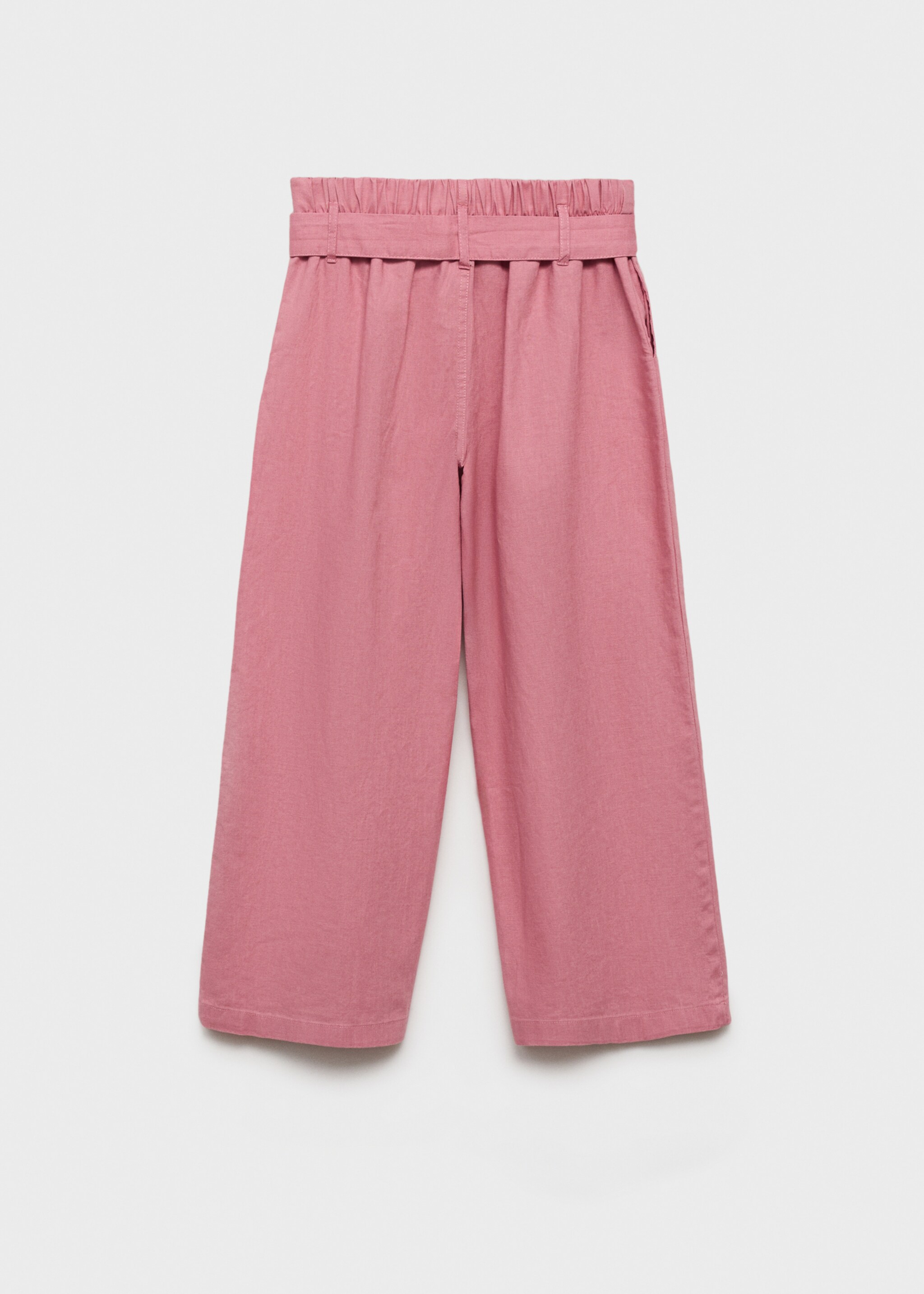 Belt line trousers - Reverse of the article