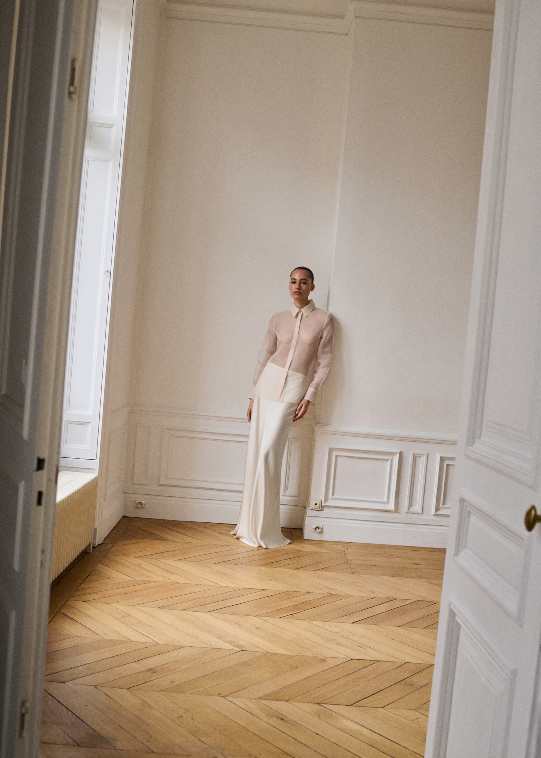 Chemise organza et soie semi-transparente - Détail de l'article 2
