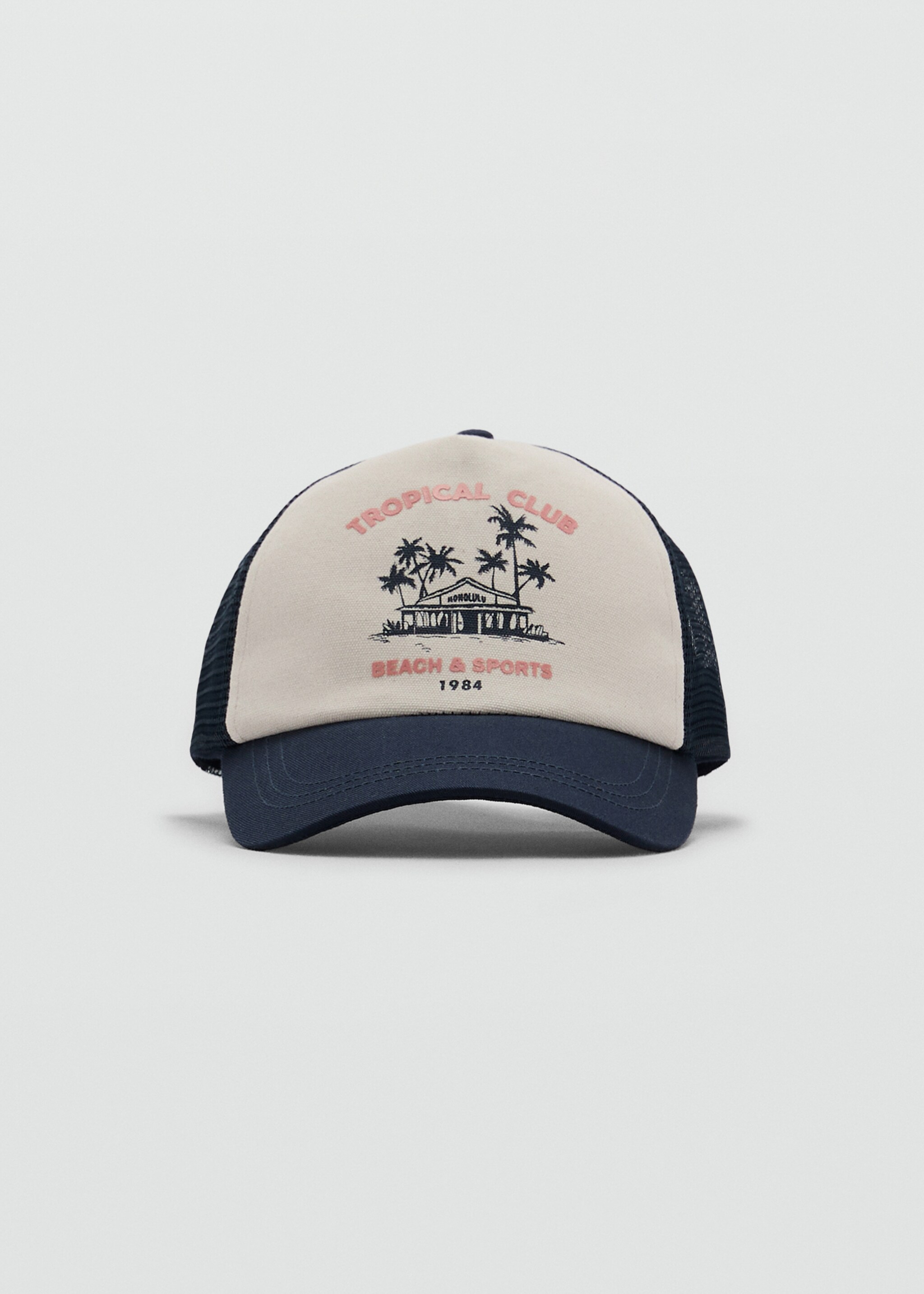 Gorra rejilla estampada - Plano medio