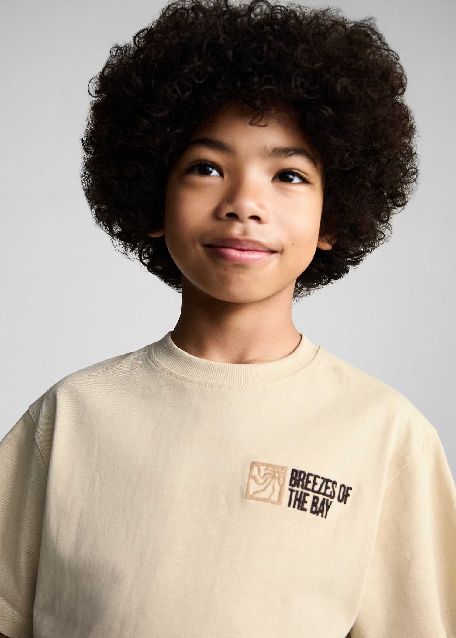 Printed cotton-blend t-shirt - Details of the article 1