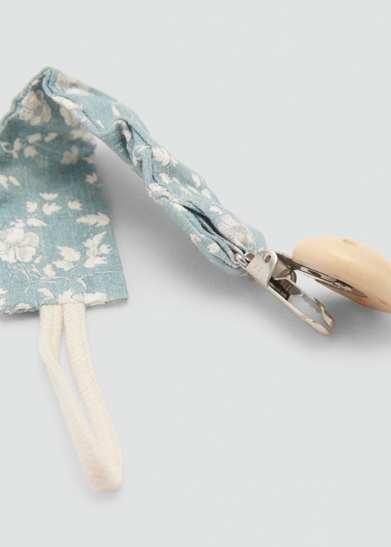 Gemustertes Schnullerband mit Clip - Mittlere Ansicht
