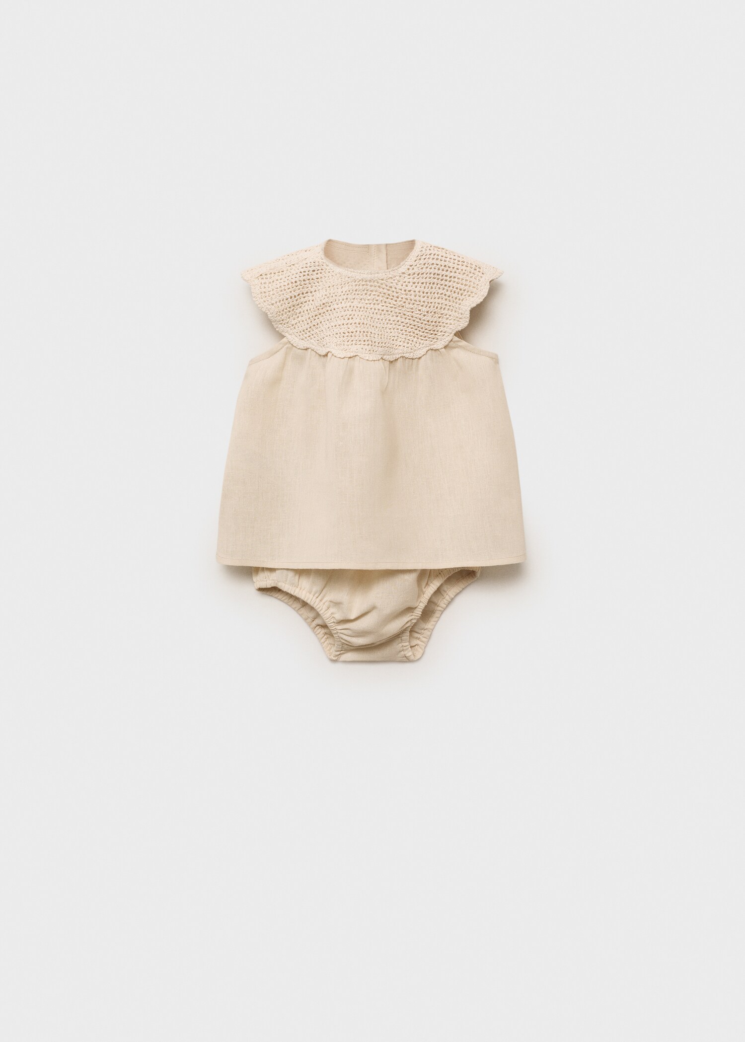 Linen dress and nappy cover - Article without model