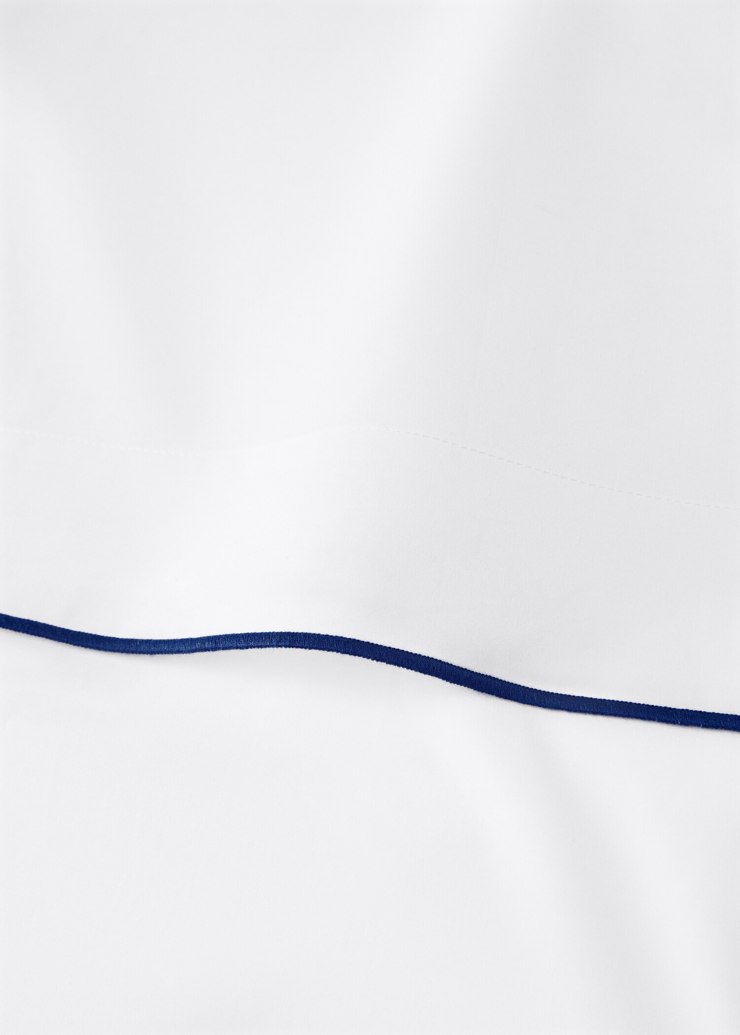 Bettlaken Baumwolle Perkal Overlock Kontrast Bett 90 cm - Detail des Artikels 1