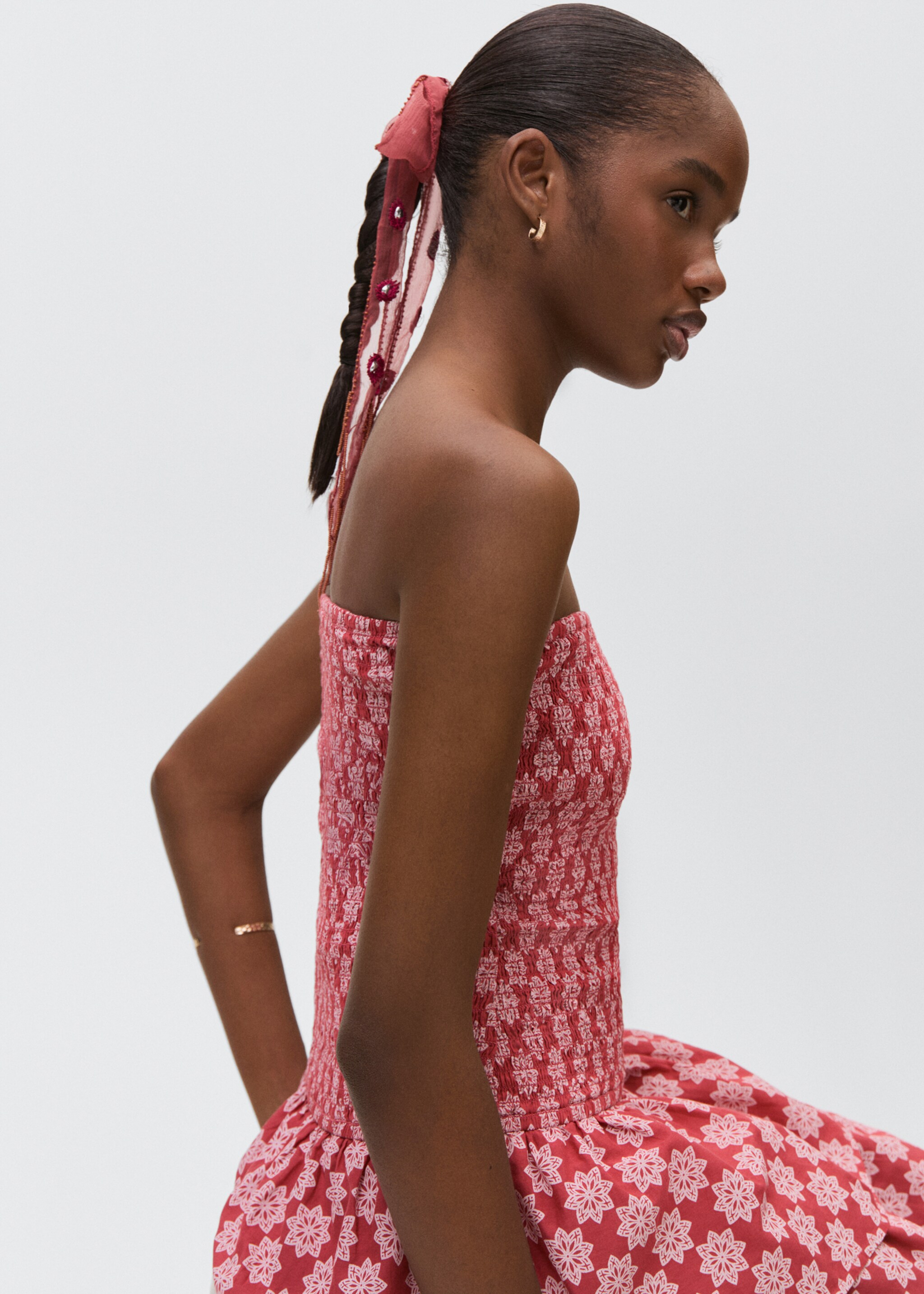 Foulard ricamo frange - Dettaglio dell'articolo 2