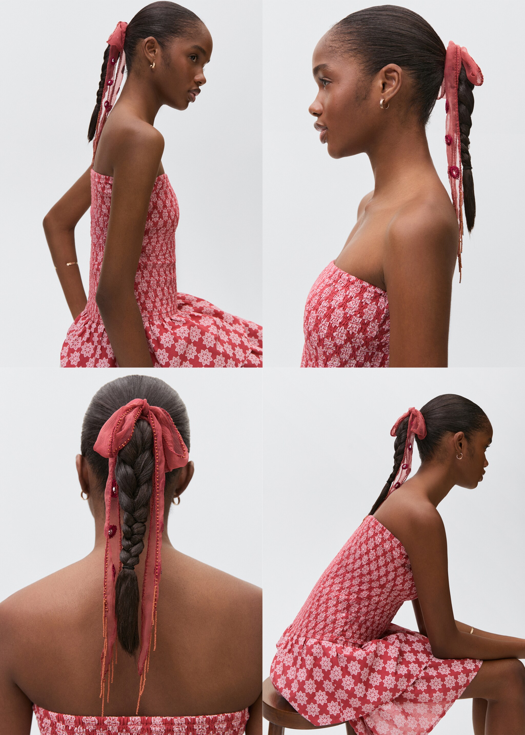Foulard ricamo frange - Dettaglio dell'articolo 3