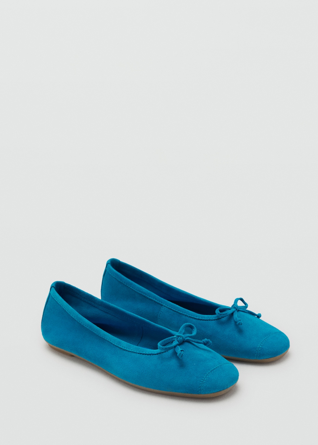 Bow suede ballerina - image 5
