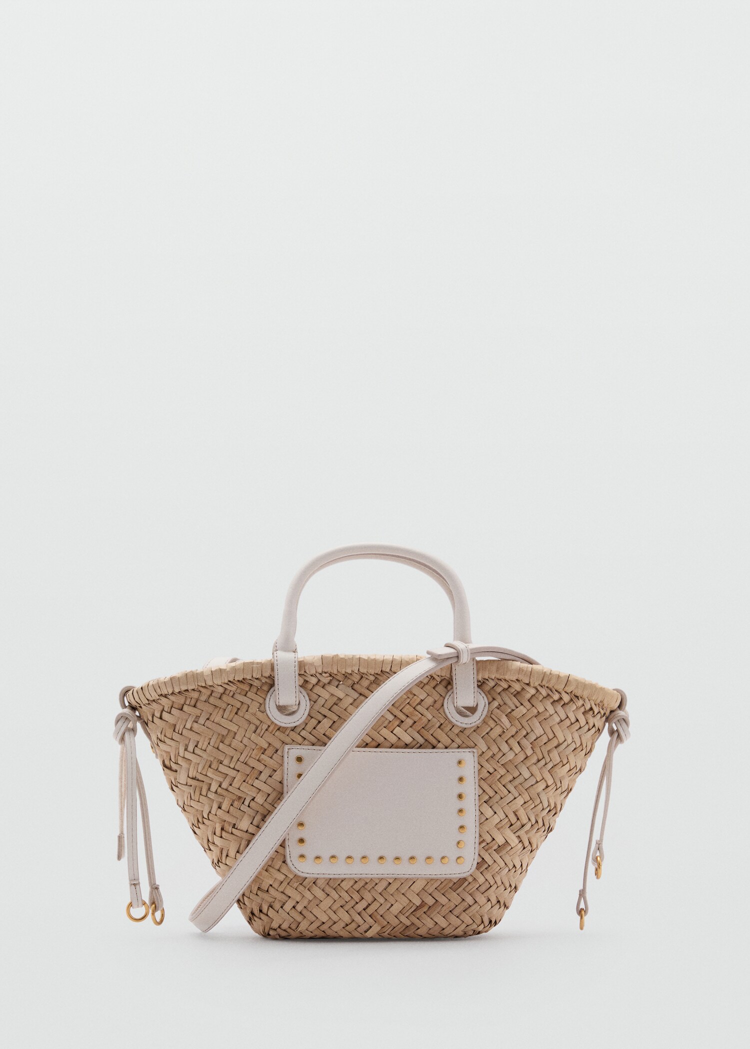 Small double-handle natural fibre basket - Article without model