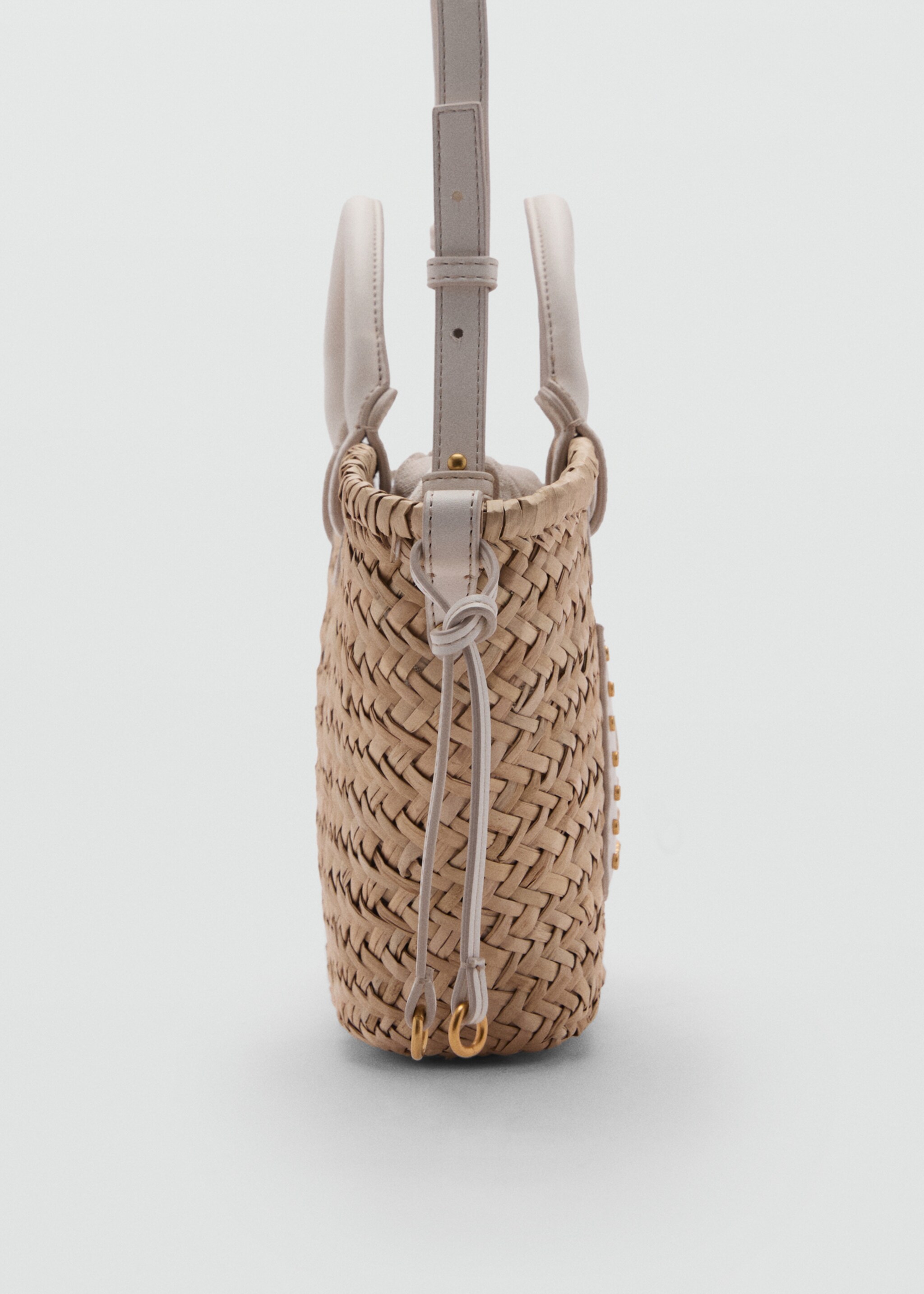Small double handle natural fiber basket - Details of the article 1