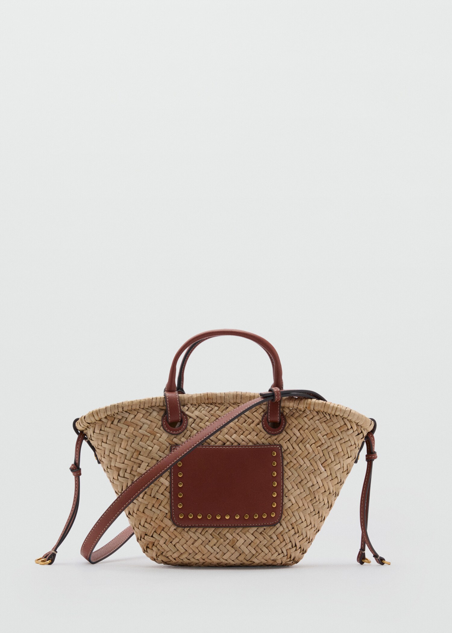 Small double-handle natural fiber basket - Article without model