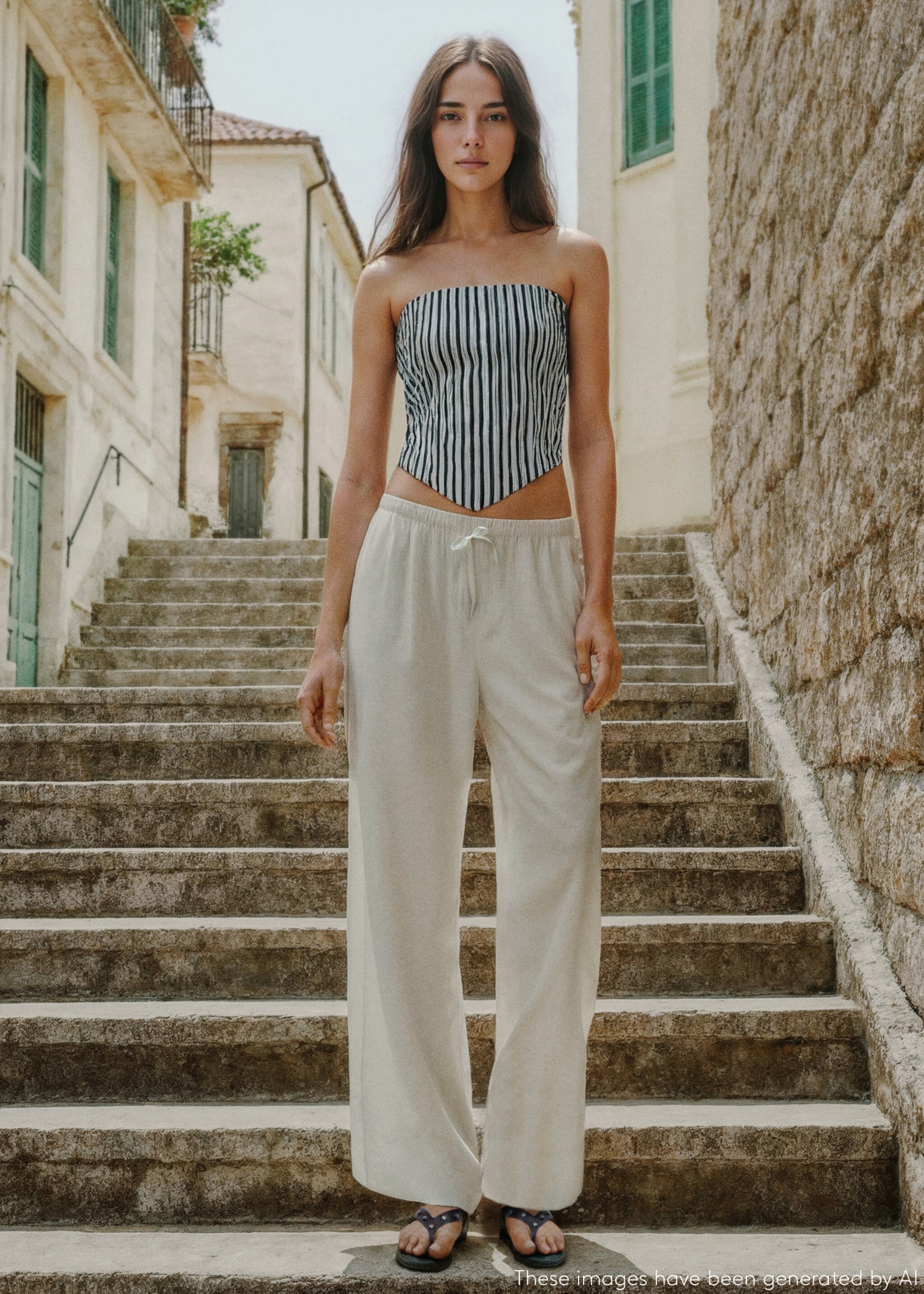 Swiss-embroidered trousers - Details of the article 6