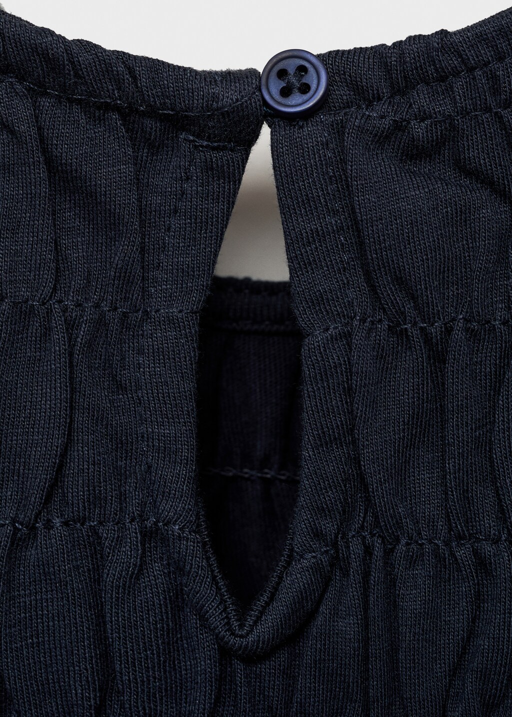 Long dress with ruffled detail