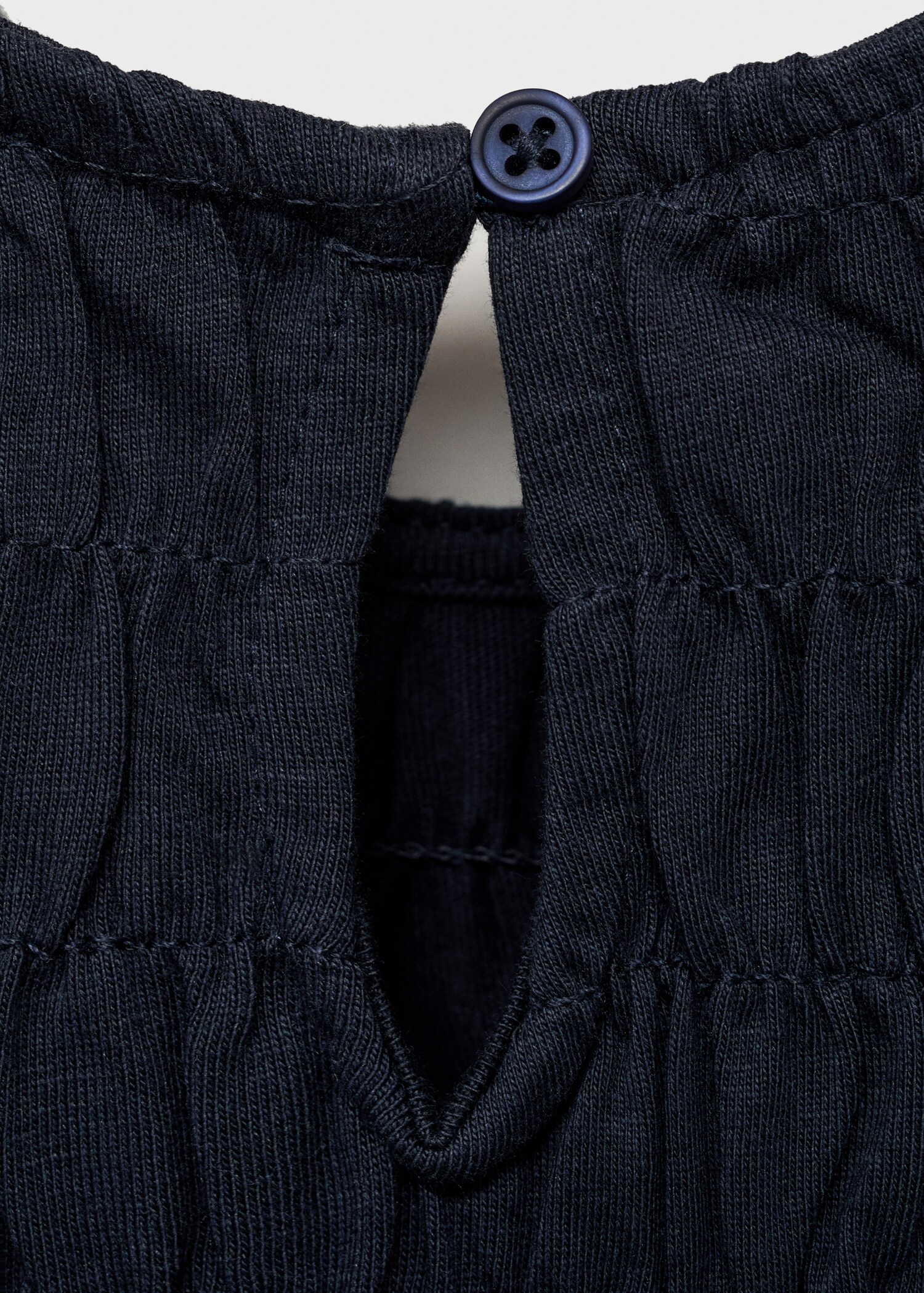 Vestido largo detalle fruncido - Detalle del artículo 0