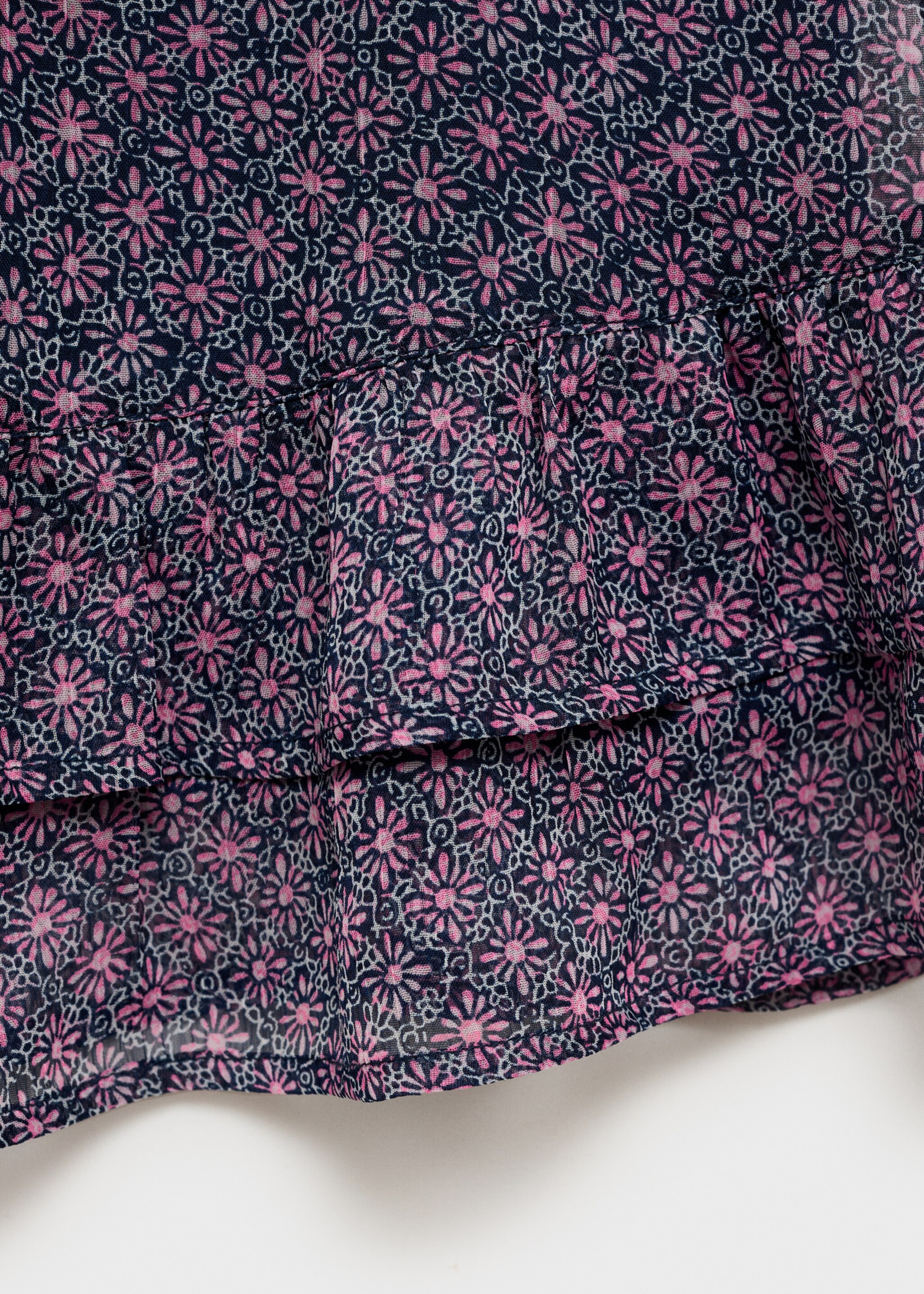 Printed skirt with ruffles - Details of the article 0