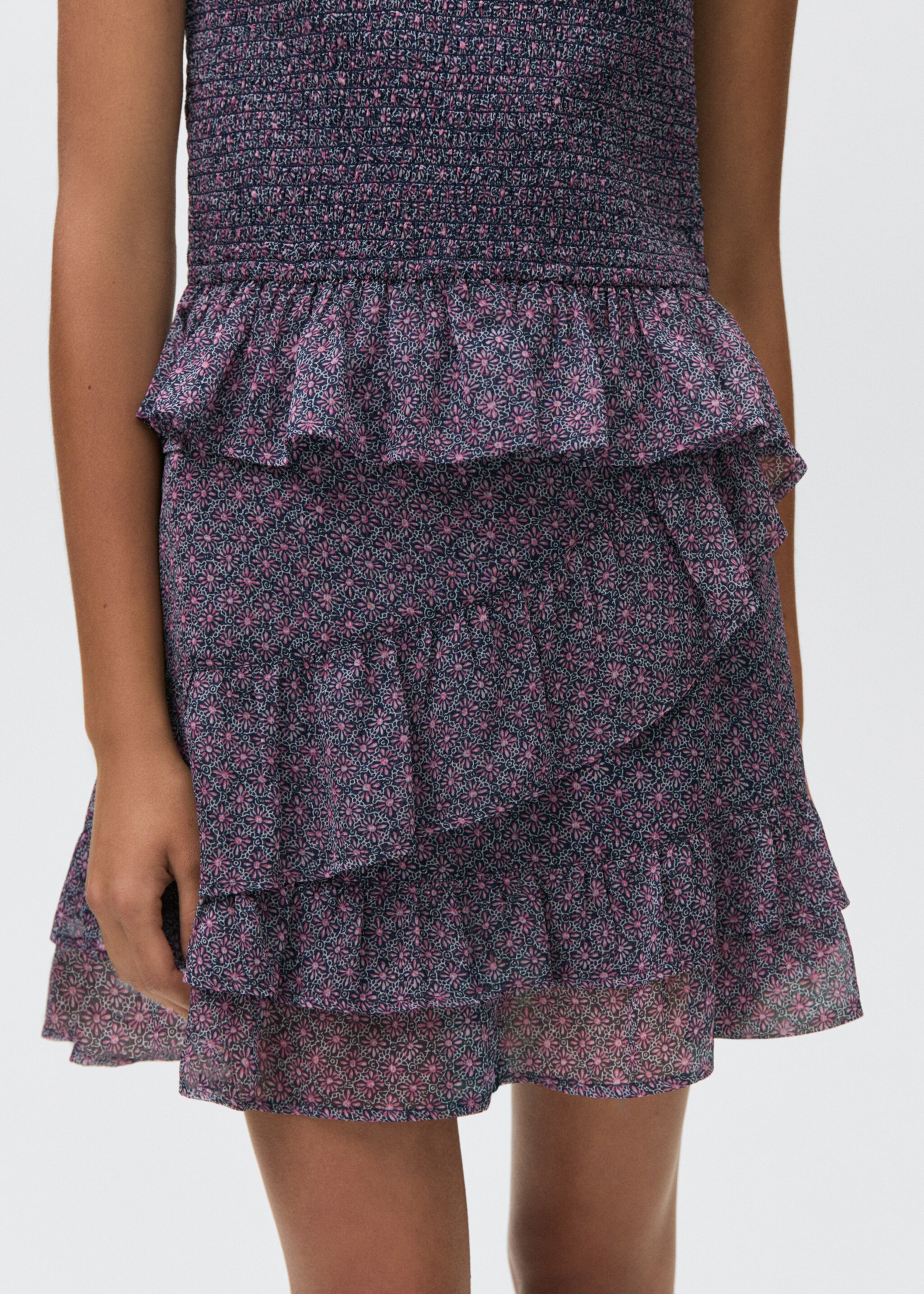 Printed skirt with ruffles - Details of the article 6