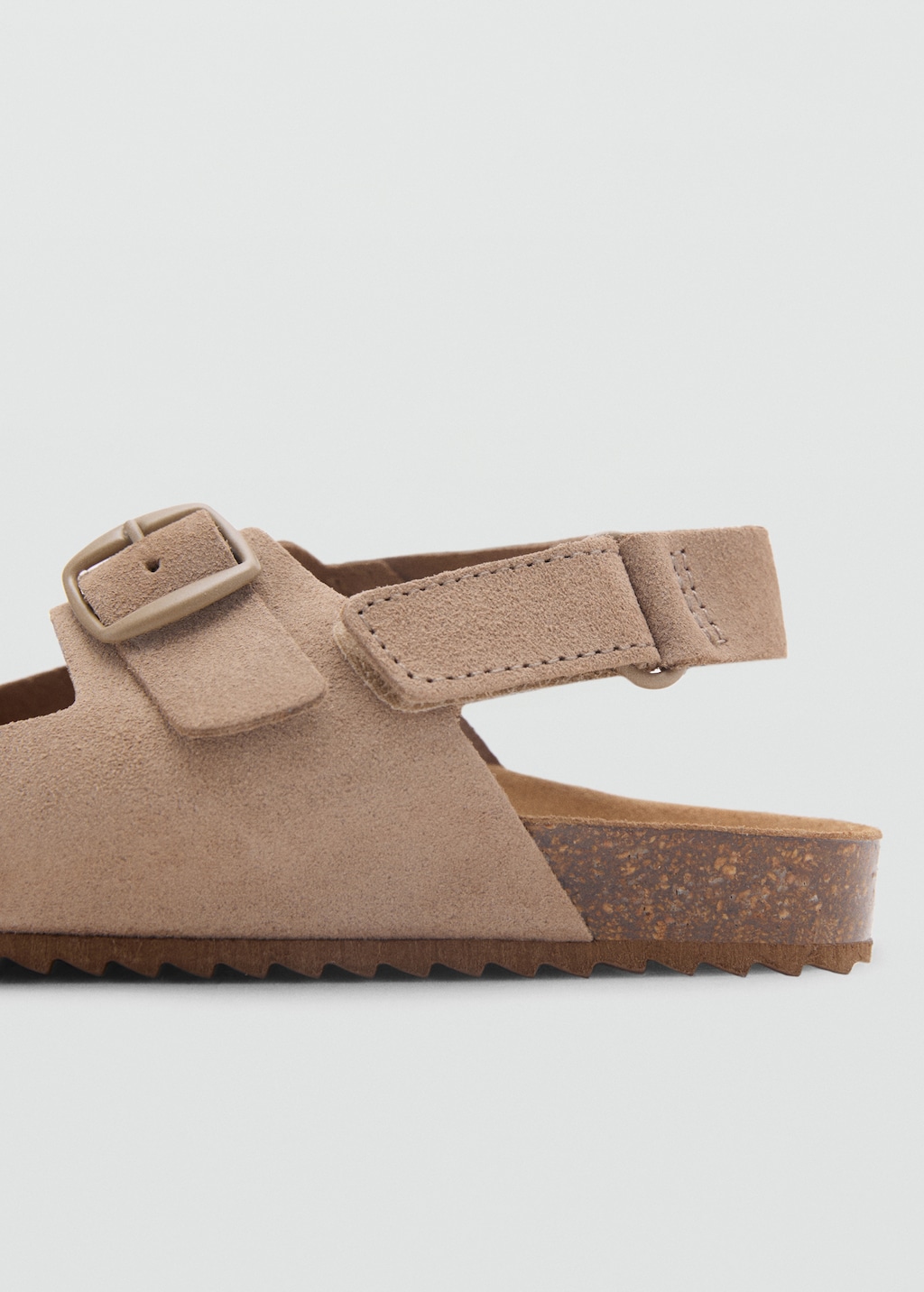 Split leather sandals with buckle - Kids | MANGO USA Split leather sandals with buckle - Kids | MANGO USA