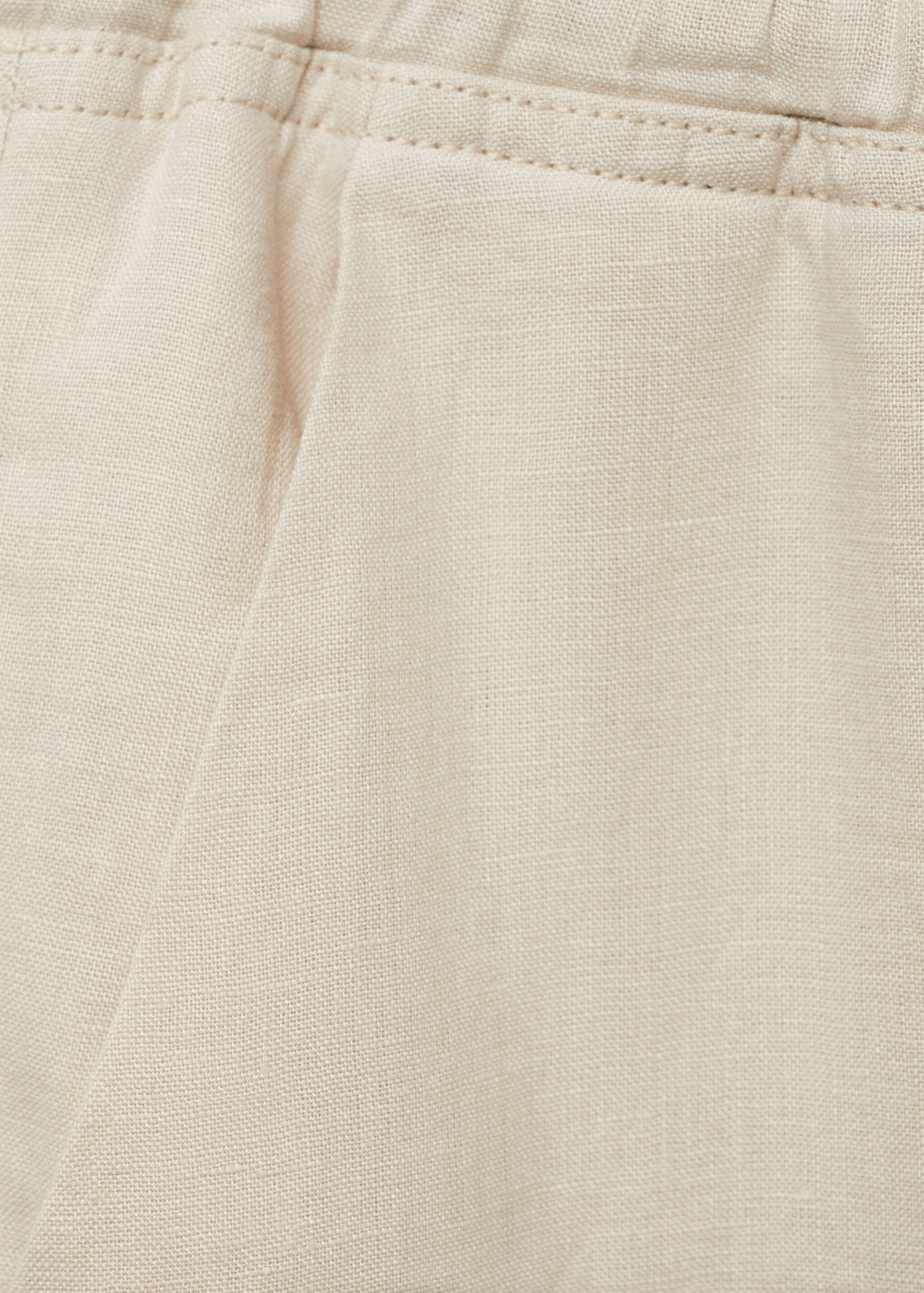 Pantalón recto lino - Detalle del artículo 0