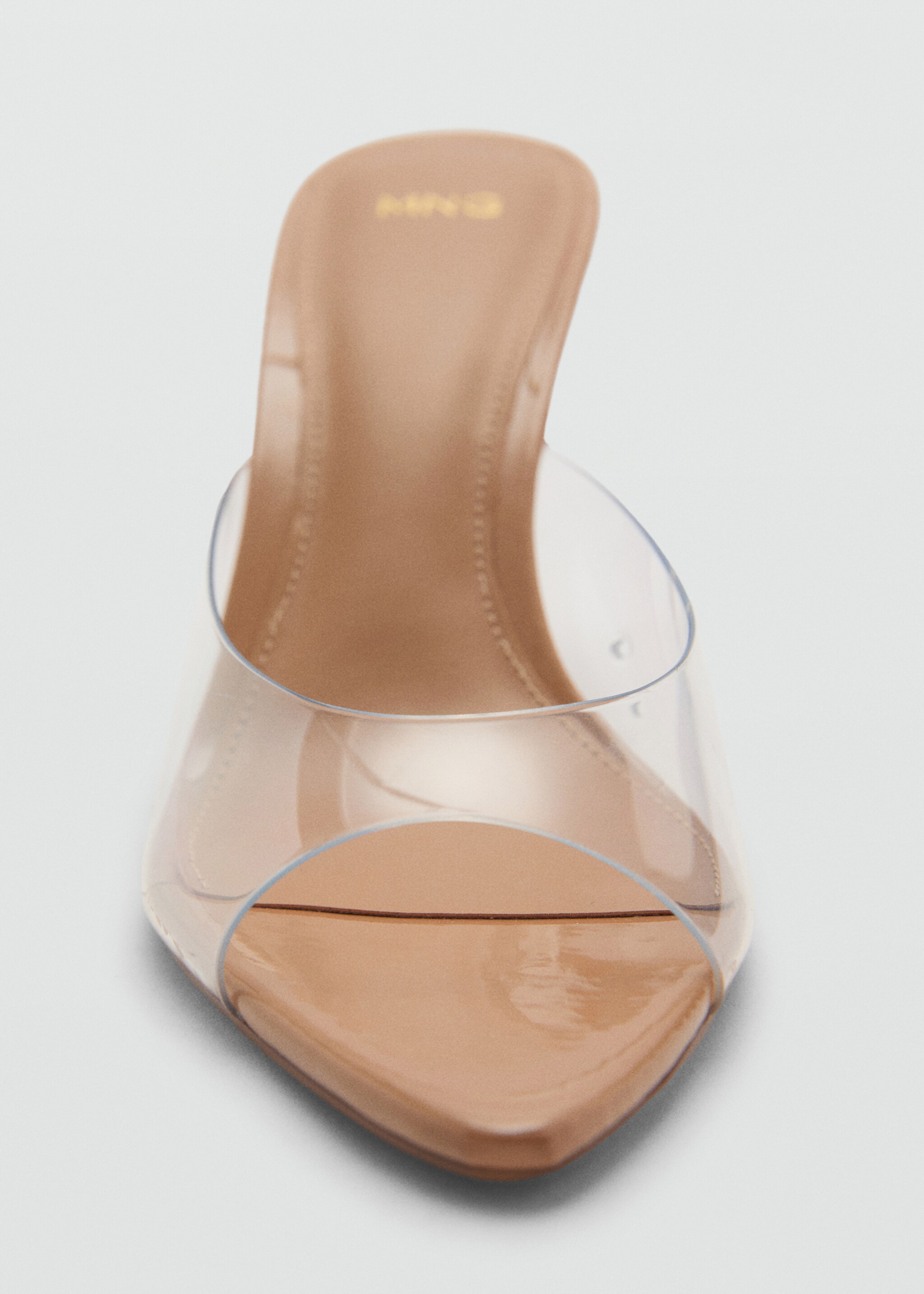 Heeled sandals with vinyl panels - Details of the article 1