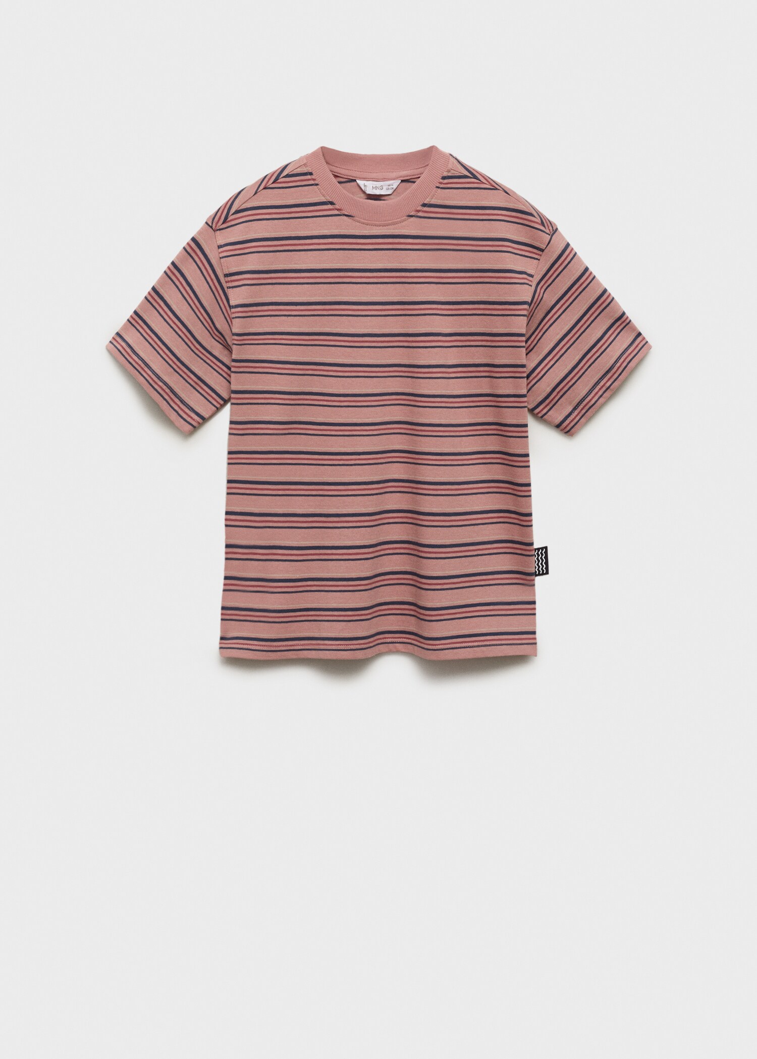 Striped cotton T-shirt - Article without model