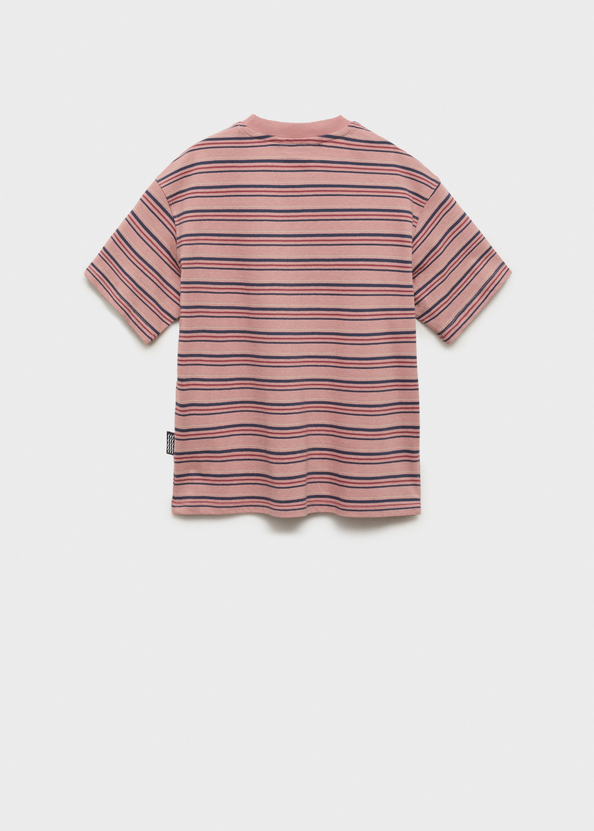 T-shirt coton à rayures - Verso de l’article