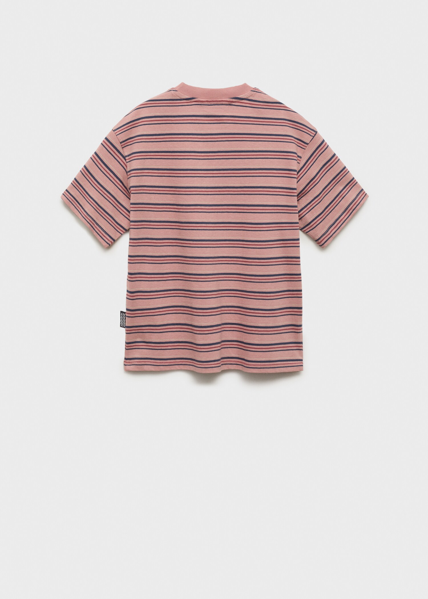 T-shirt coton à rayures - Verso de l’article