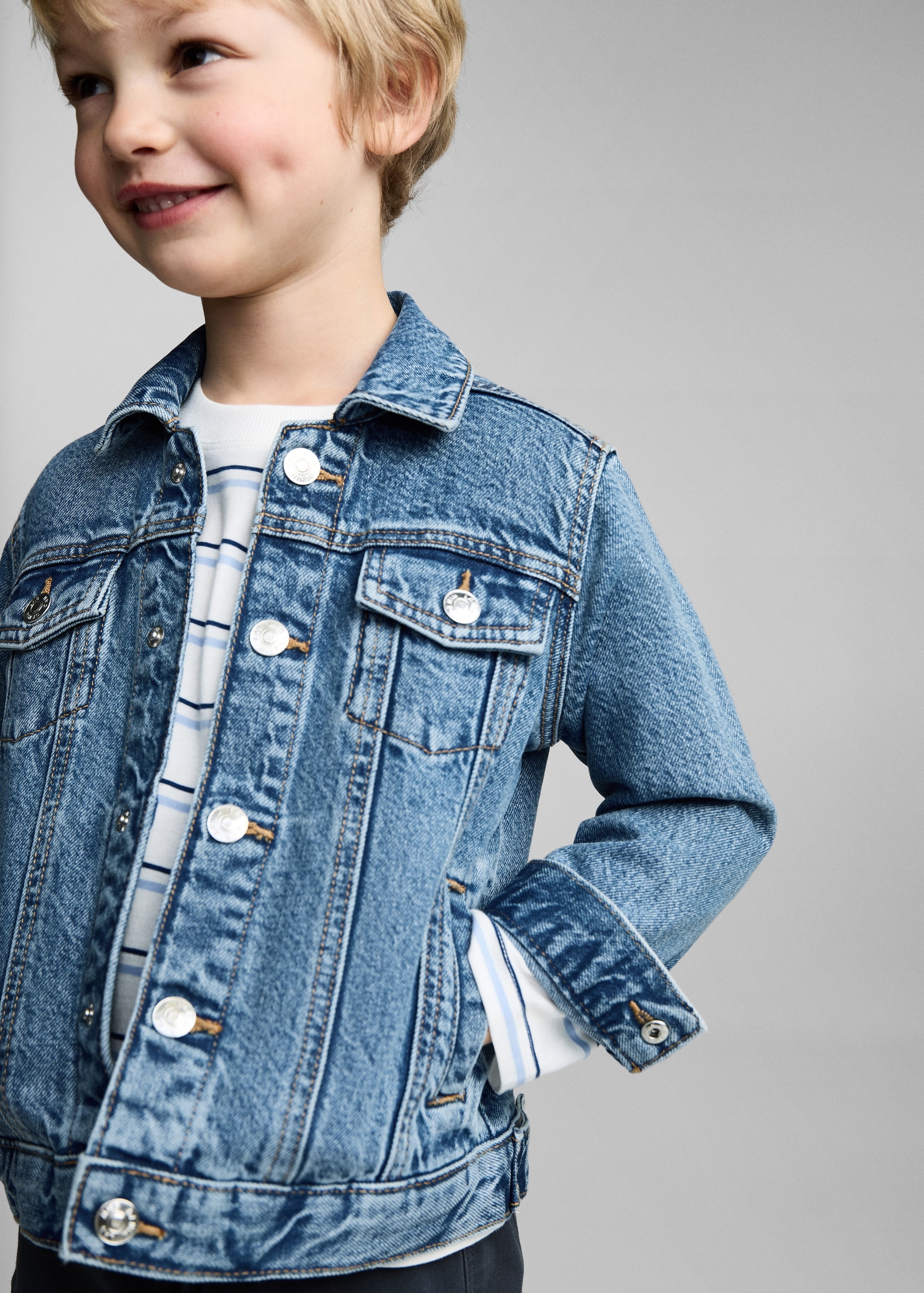 Jeans Giacche Bambino Zara Giubbotto Jeans Bambini MANGO Italia
