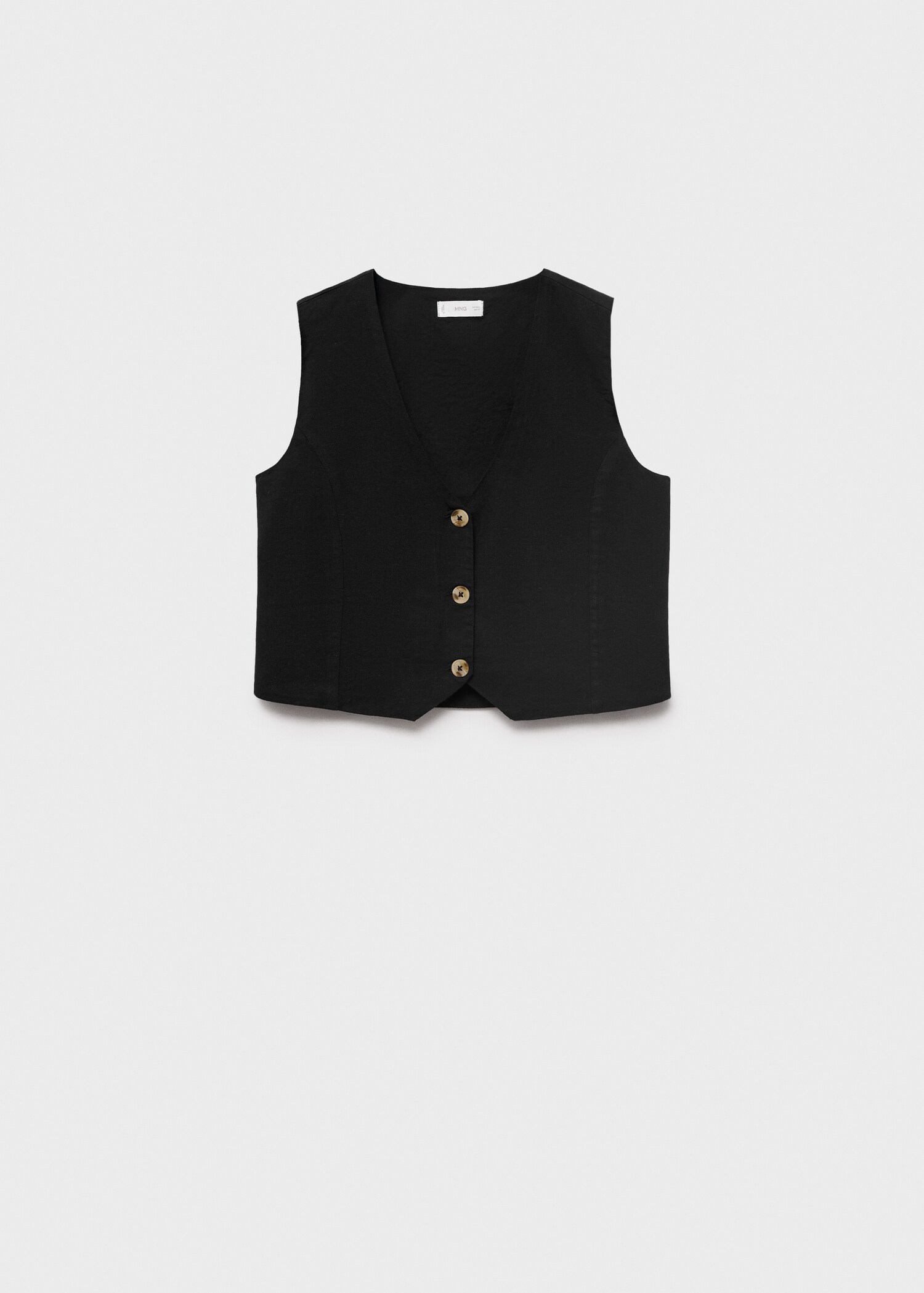 Gilet lin boutons - Article sans modèle
