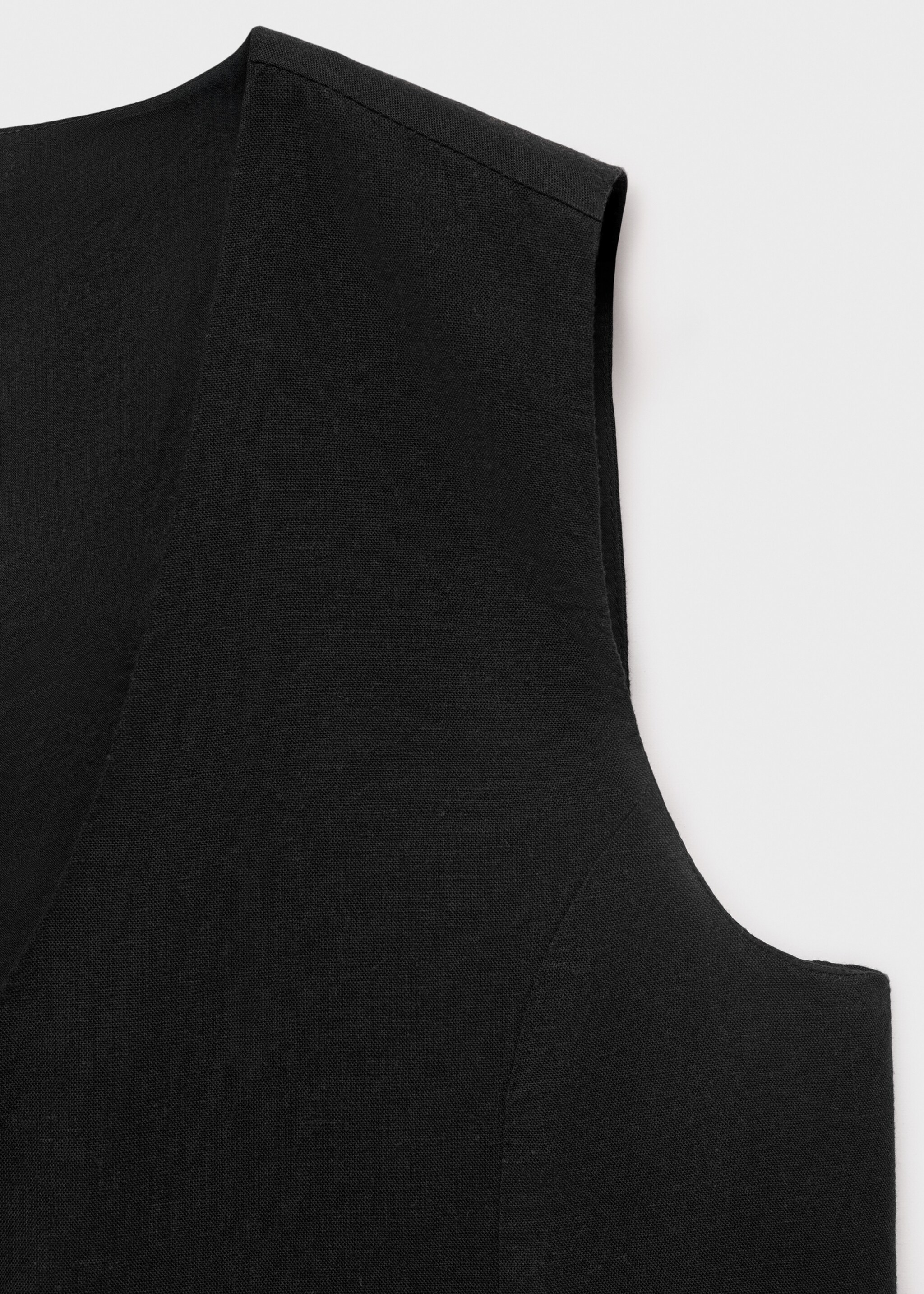 Gilet lin boutons - Détail de l'article 0