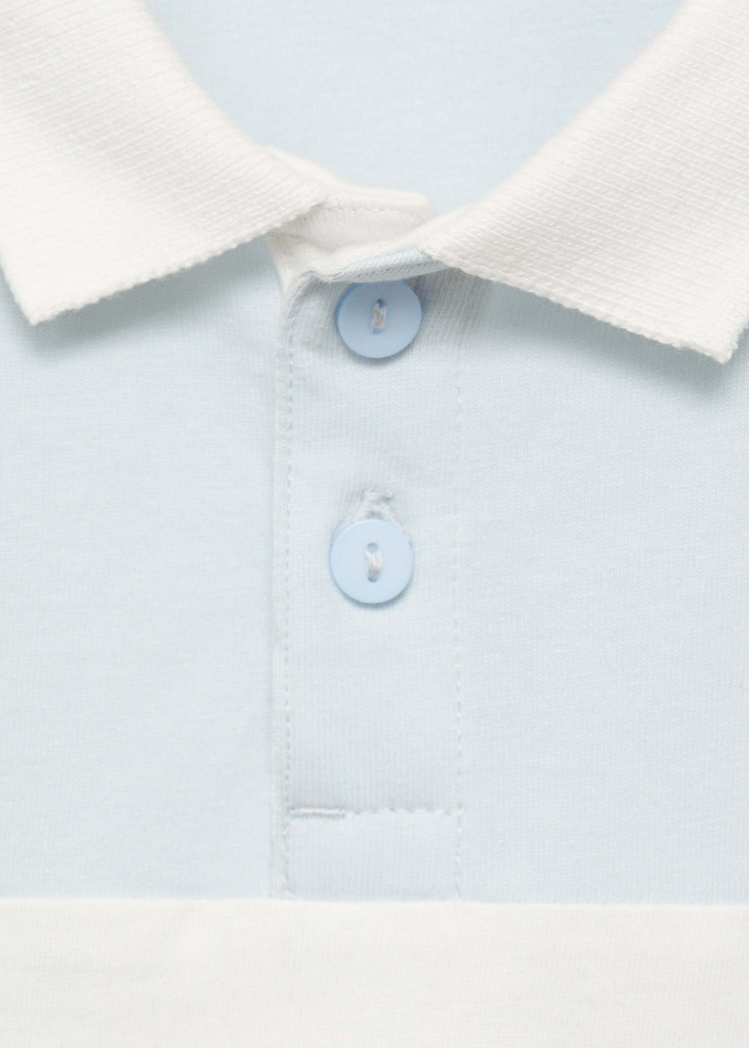 Striped cotton polo shirt - Details of the article 8