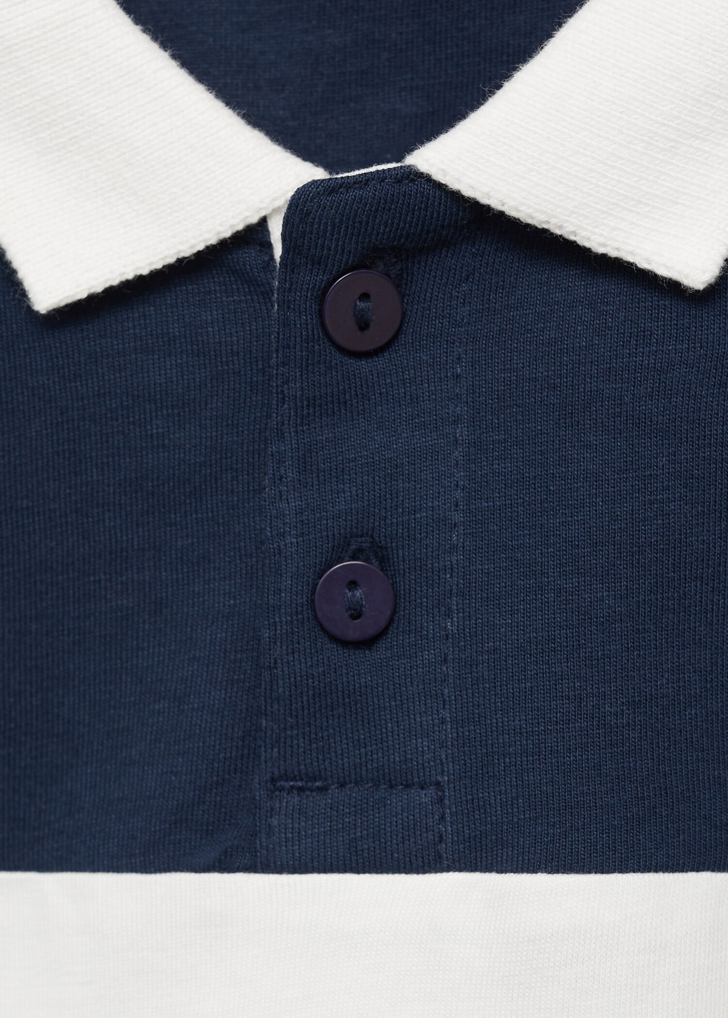 Striped cotton polo shirt - Details of the article 8