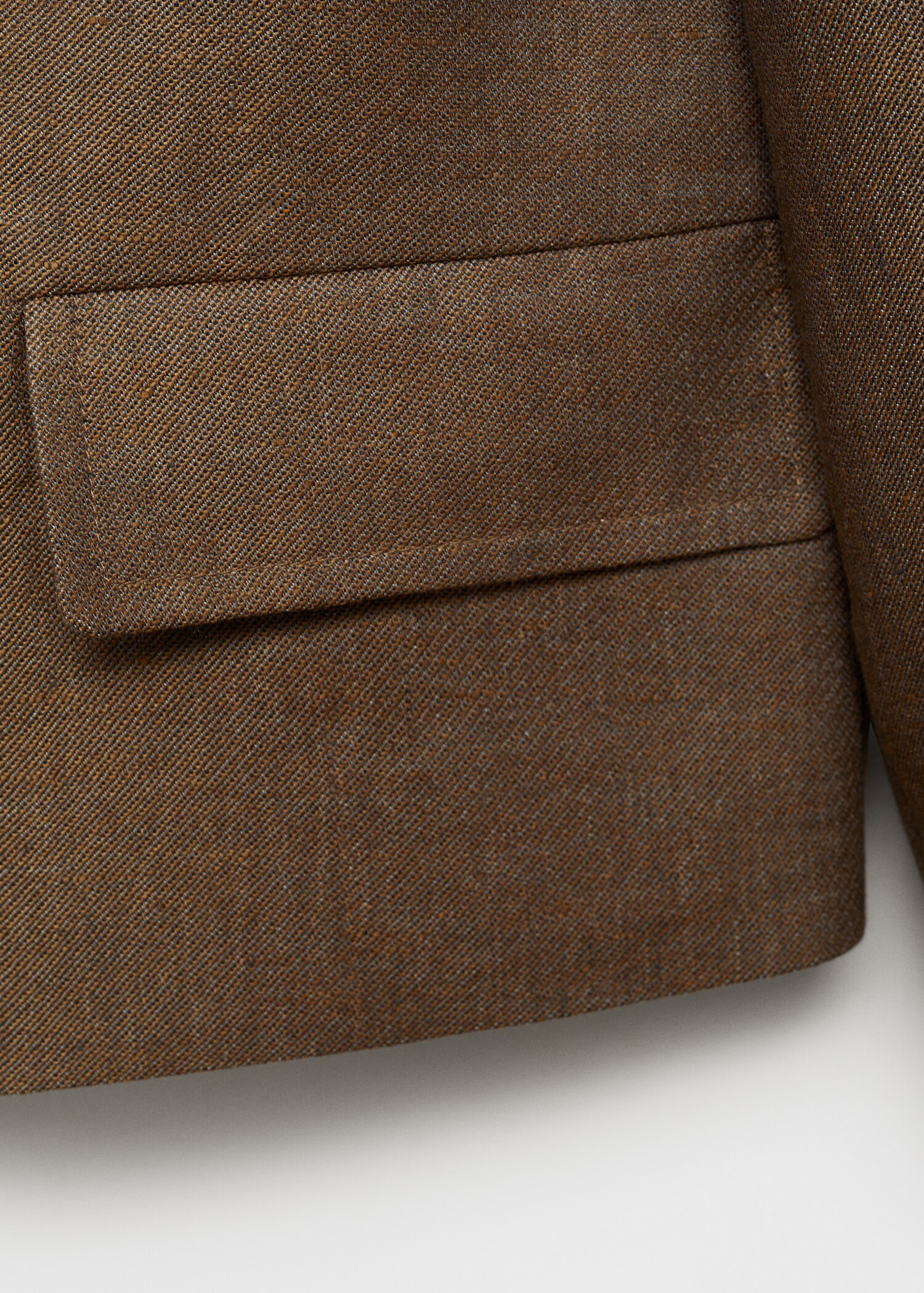 Blazer crop misto lino - Dettaglio dell'articolo 0