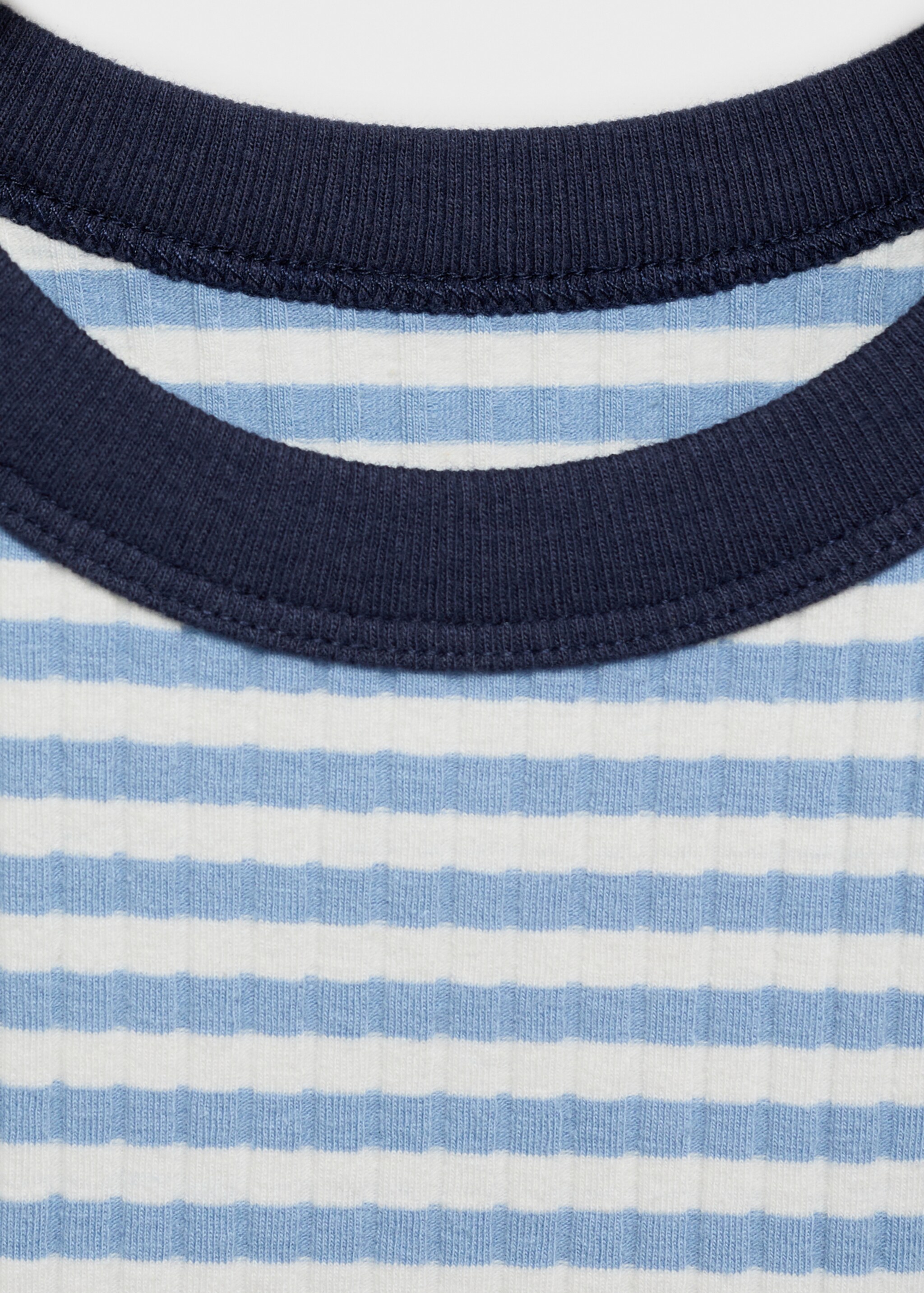 Striped cotton-blend top - Details of the article 8