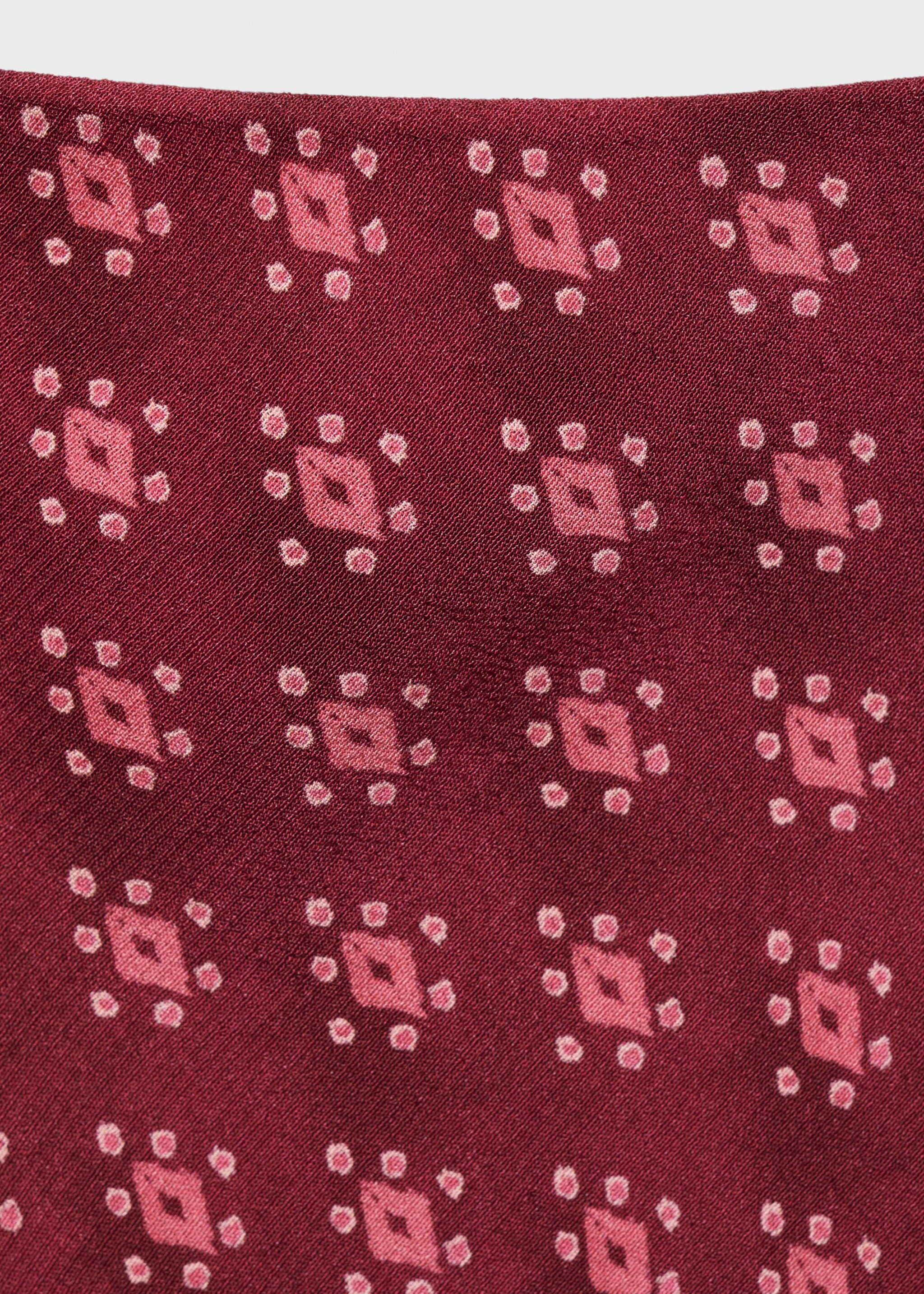 Printed long skirt - Details of the article 8