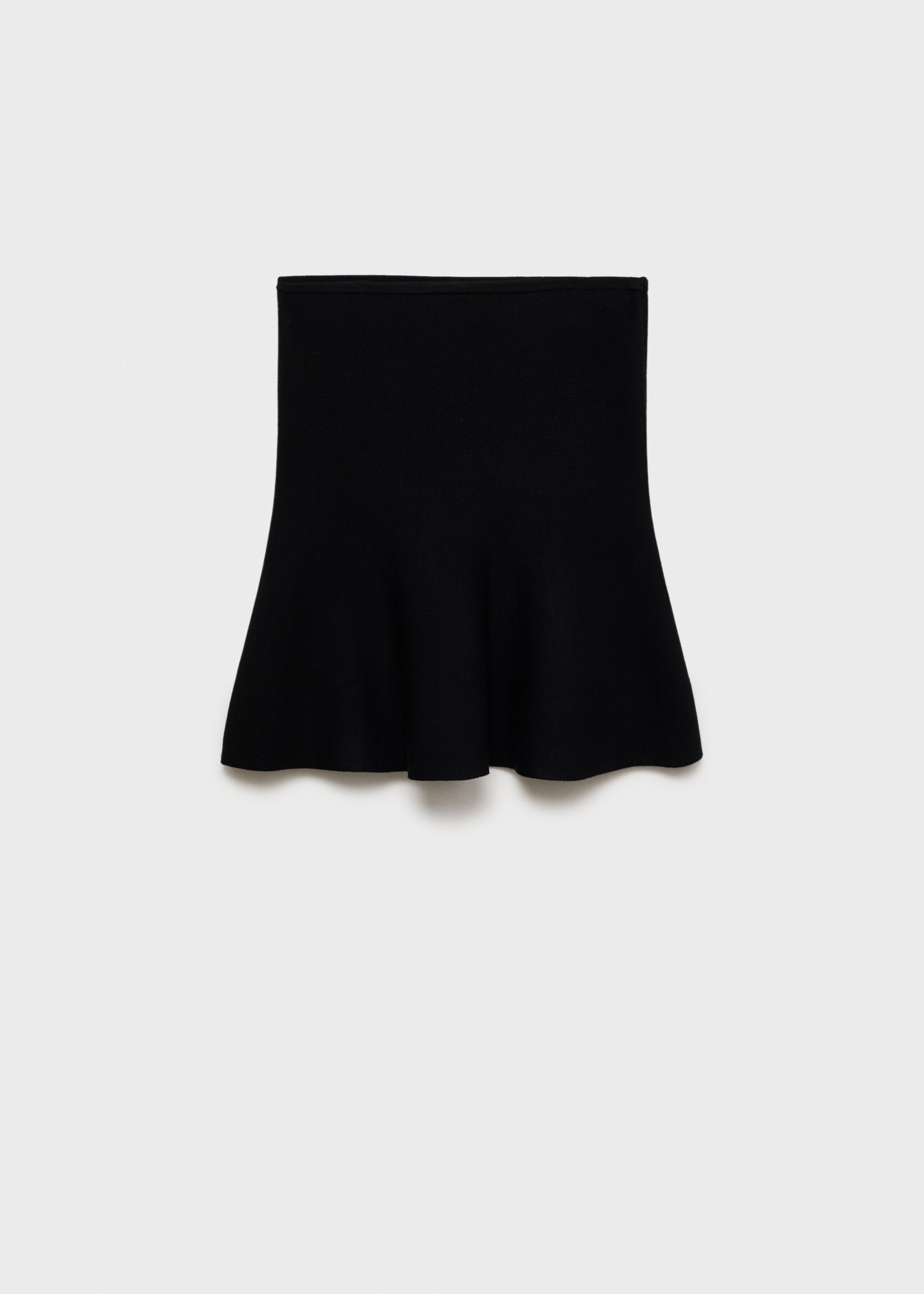 Fine-knit peplum top - Article without model