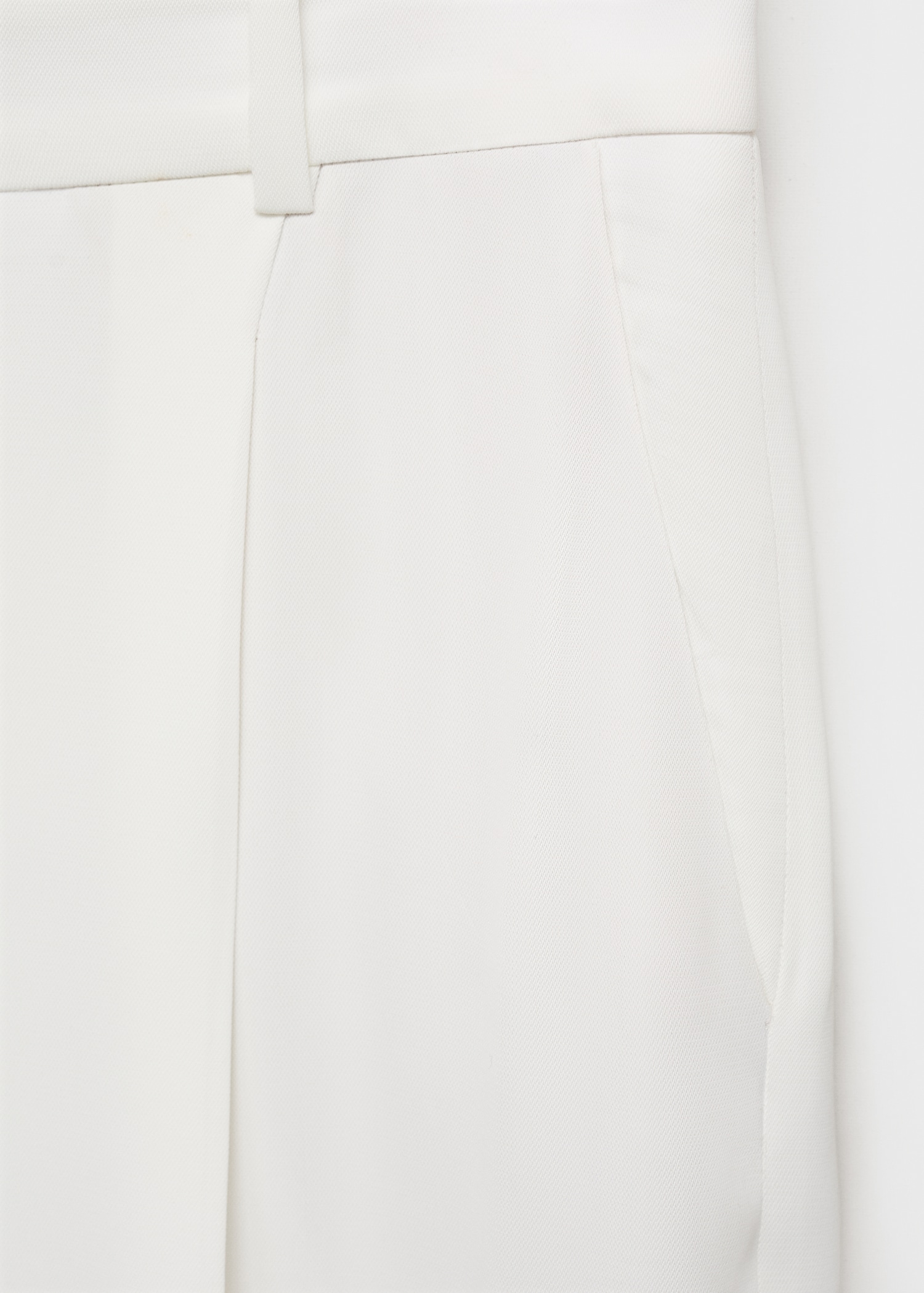 Pleated wideleg suit trousers - Details of the article 0