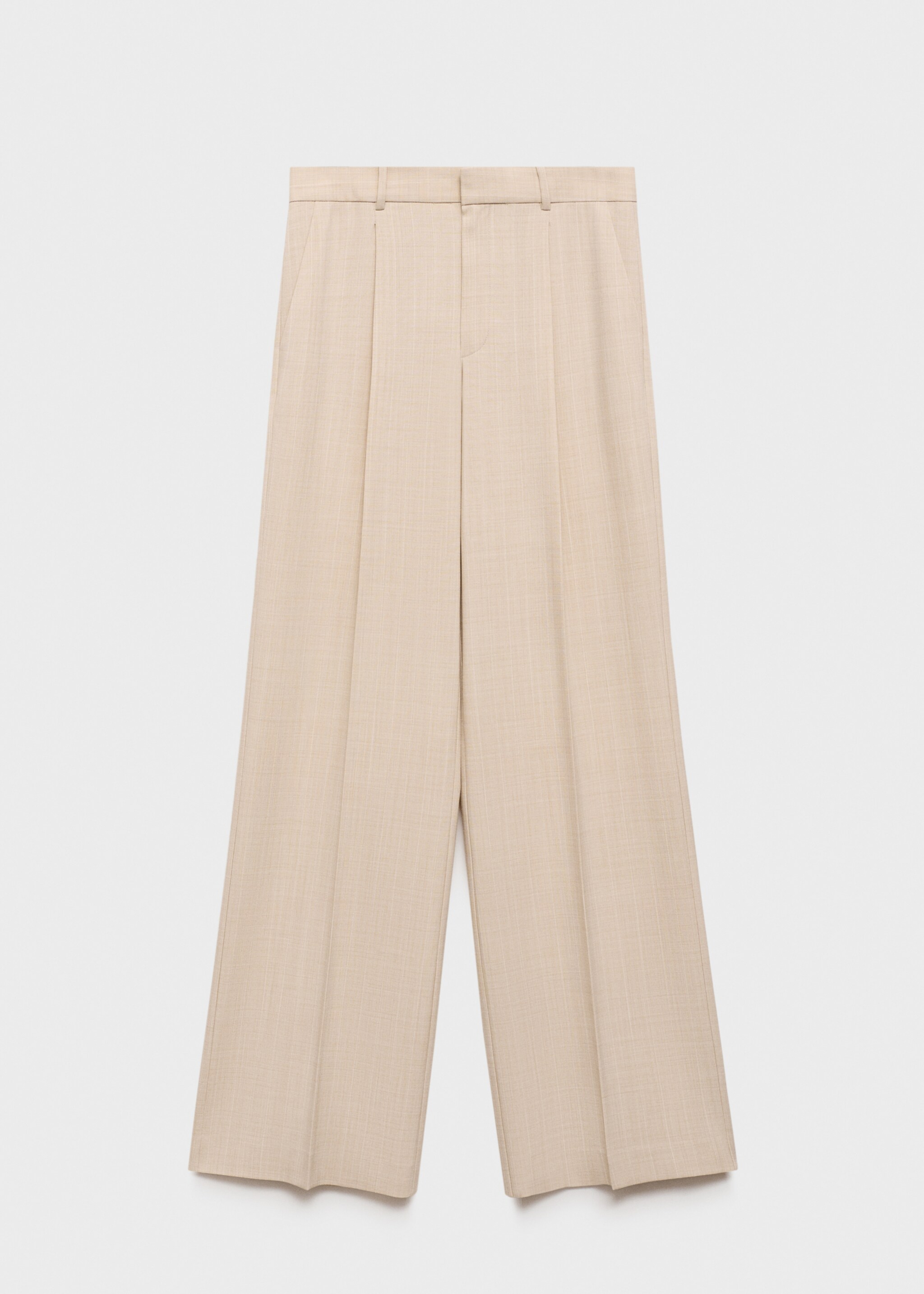 Straight-fit suit trousers - Article without model